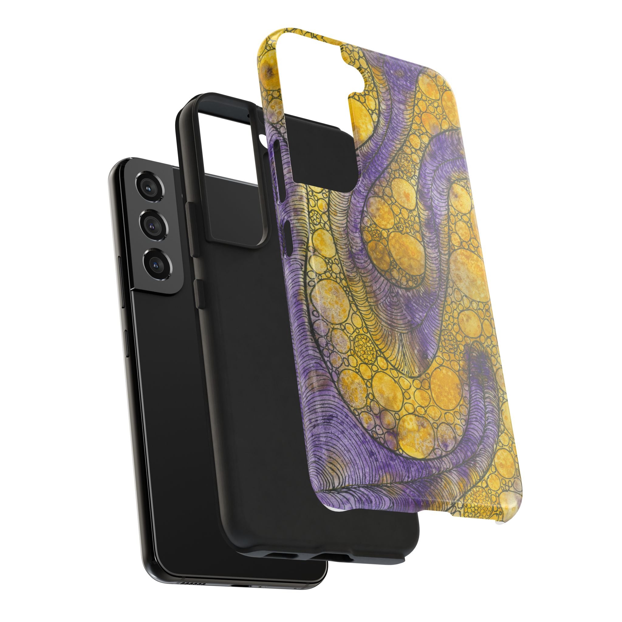 Tough Phone Case - All iPhones and Samsung Galaxys - Exciting Abstract Design #64 Is Now A Good Time?