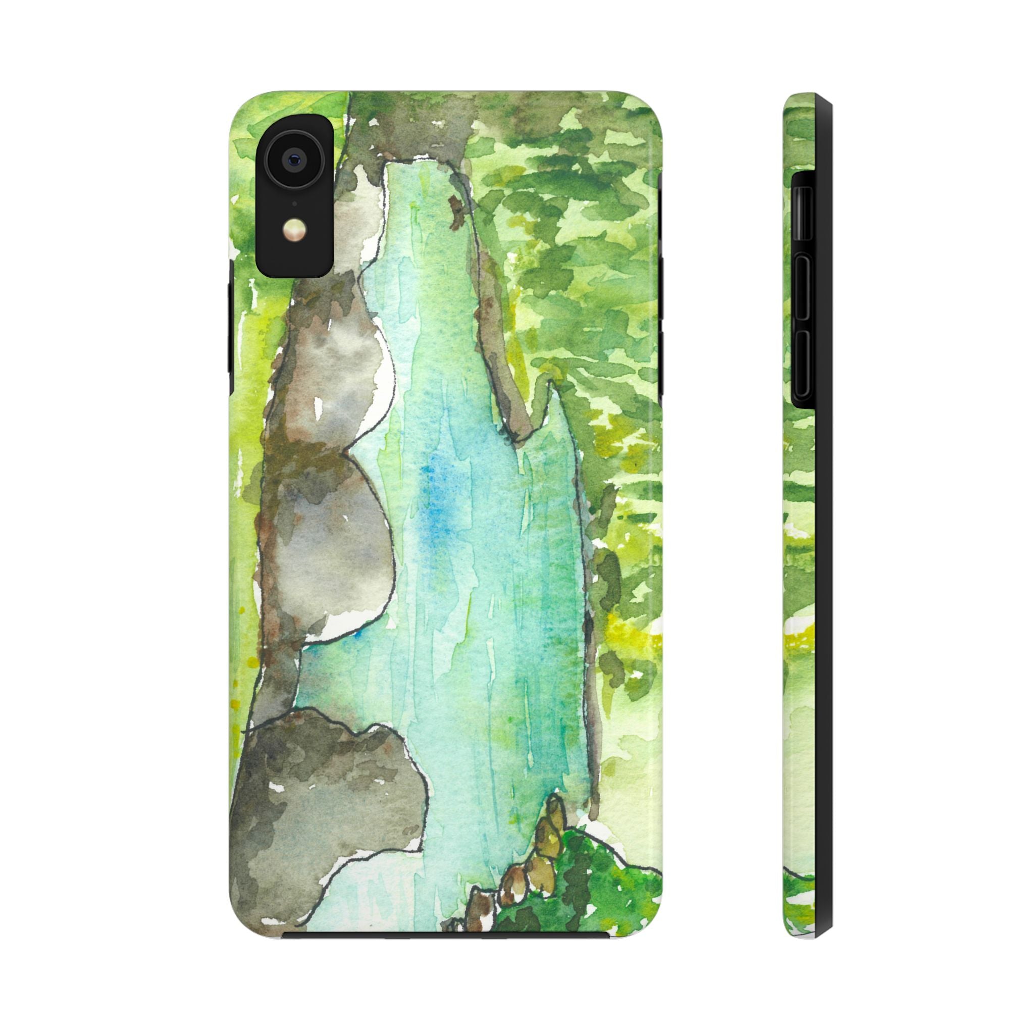 Tough Phone Case - All iPhones and Samsung Galaxys - Exciting Abstract Design #88 Tara River - Montenegro