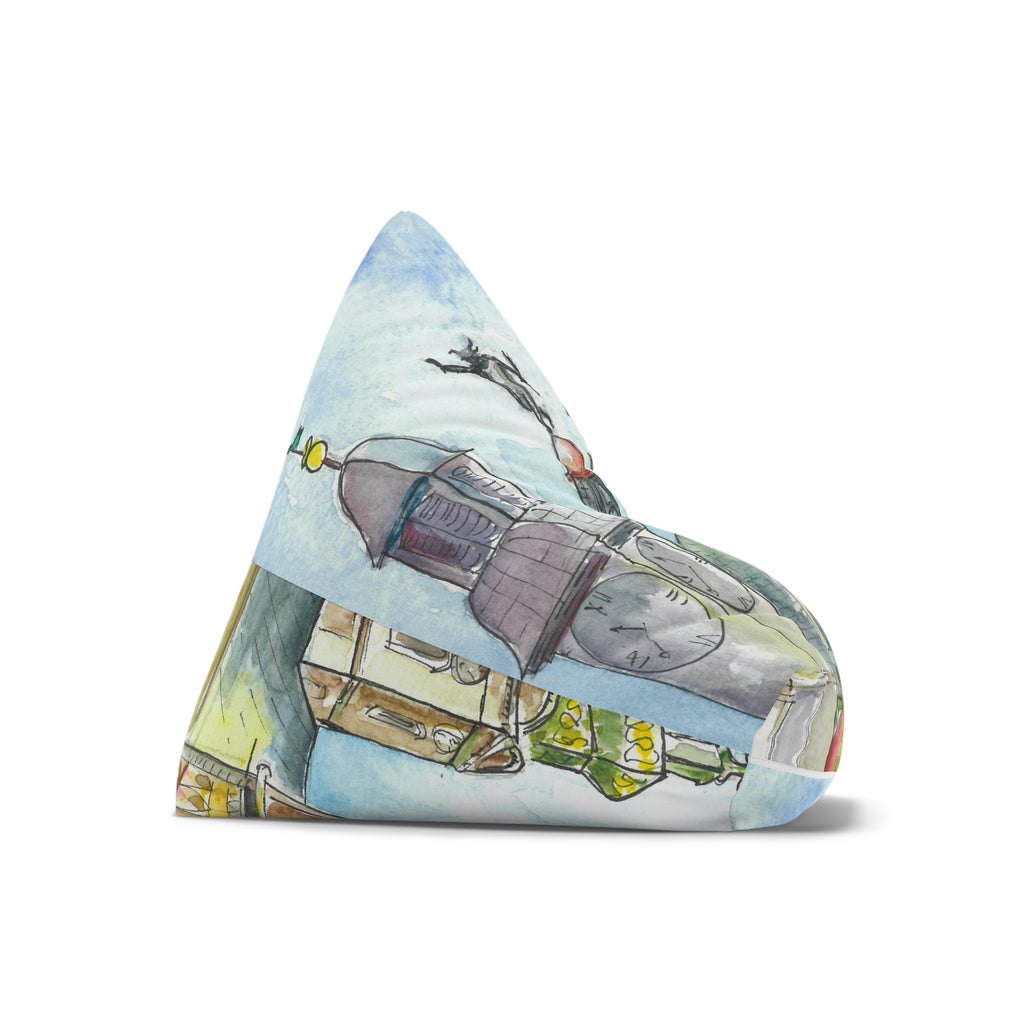 Bean Bag Chair Covers For Indoor & Outdoor - 2 Sizes - Exciting Abstract Design #95 Beautiful Novi Sad - Serbia
