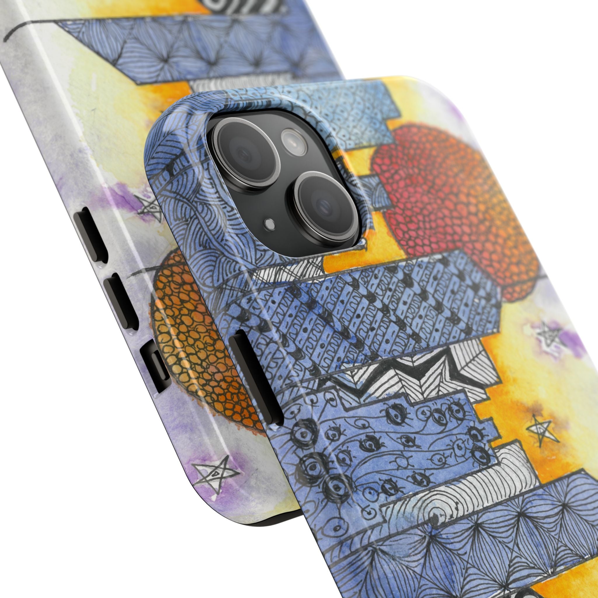 Tough Phone Case - All iPhones and Samsung Galaxys - Exciting Abstract Design #5 In The Shadows