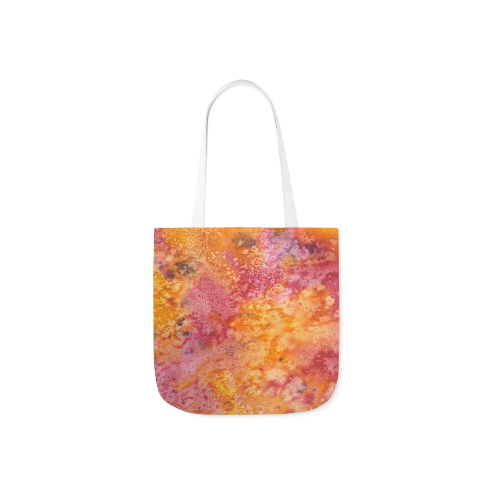 Canvas Tote Bags, Colourful Abstract Designs, 5-Color Straps, 3 Sizes.  For Family and friends or a Special Gift #54 Heaven Can Wait