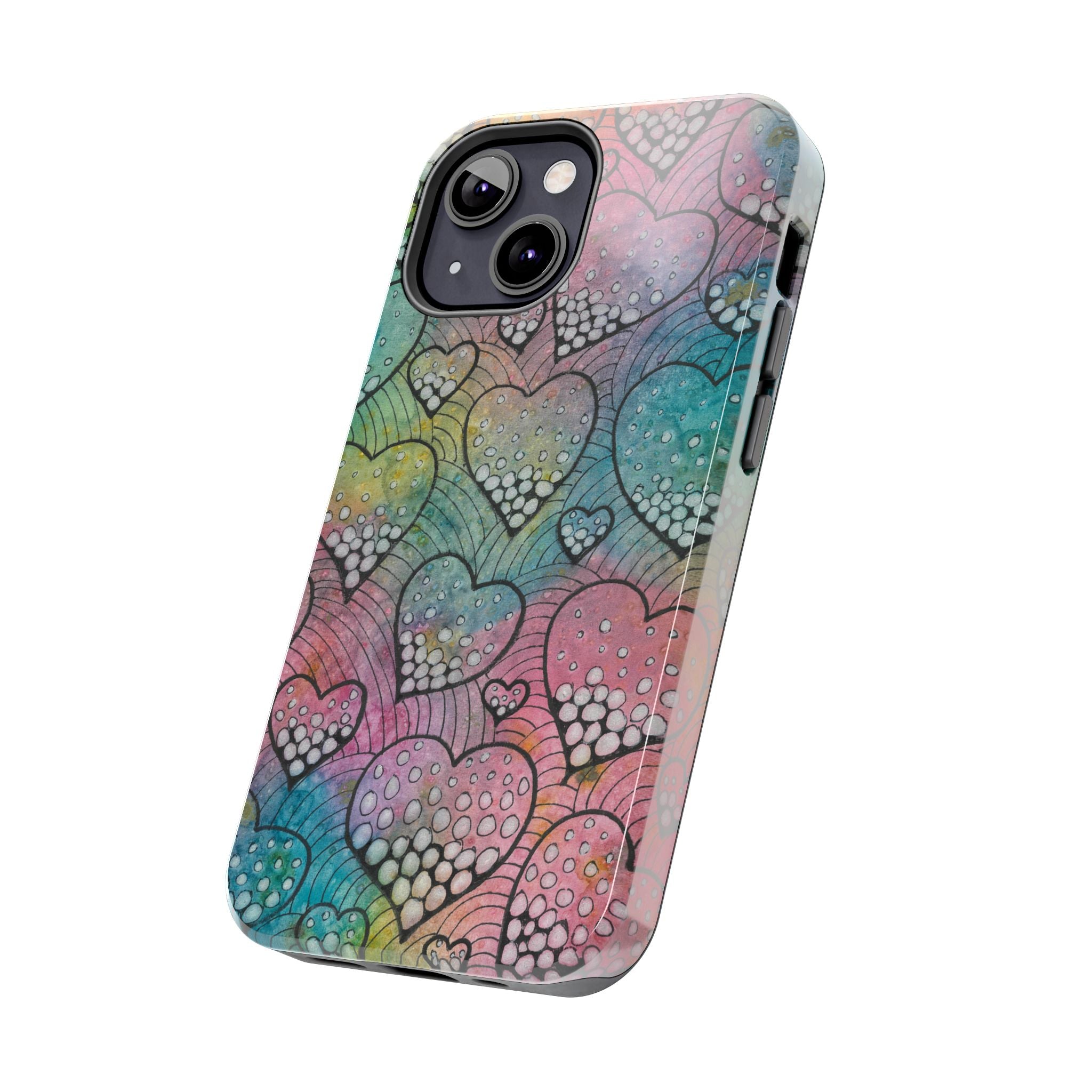 Tough Phone Case - All iPhones and Samsung Galaxys - Exciting Abstract Design #97 What's Love Got To Do With It