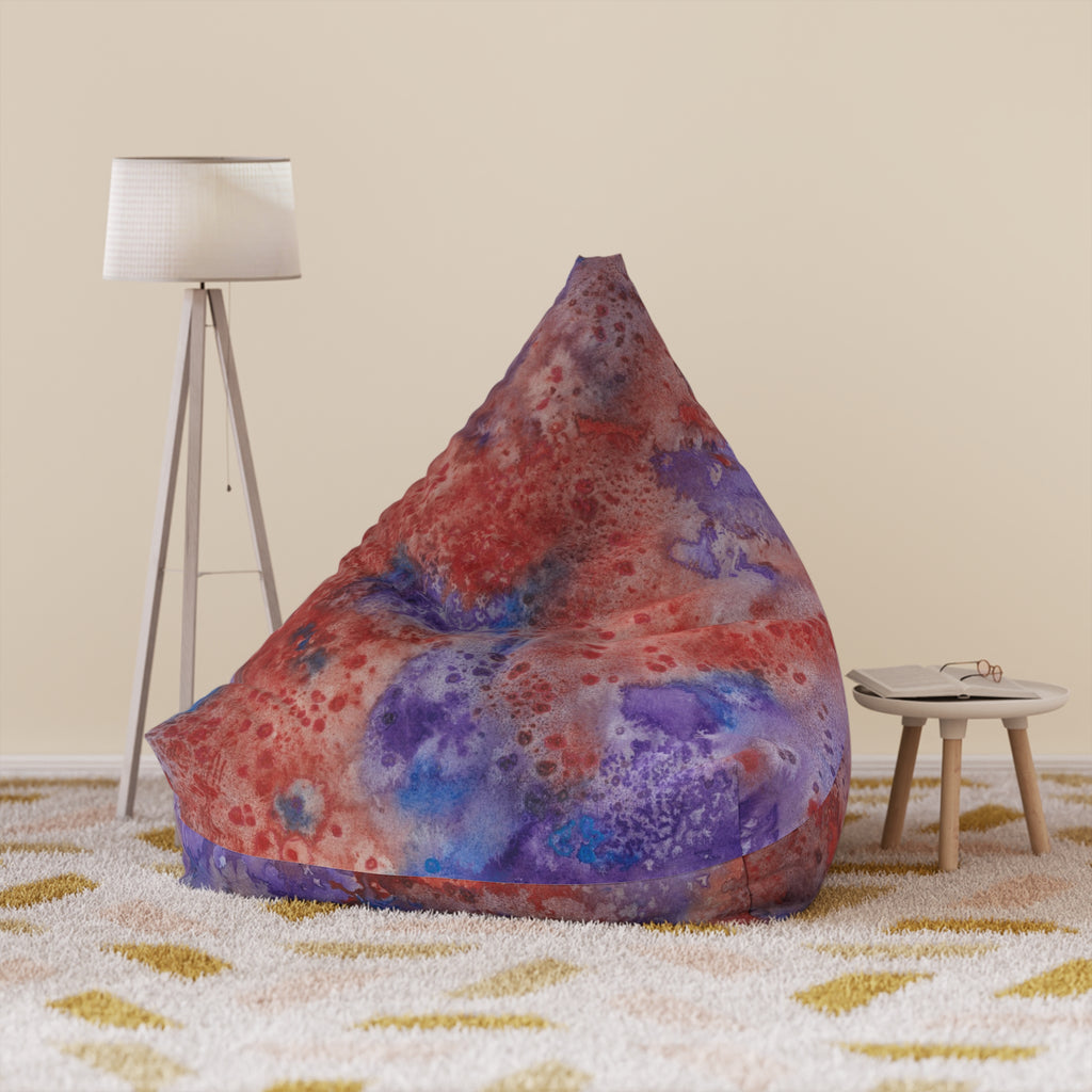 Bean Bag Chair Covers For Indoor & Outdoor - 2 Sizes - Exciting Abstract Design #51 In The Beginning