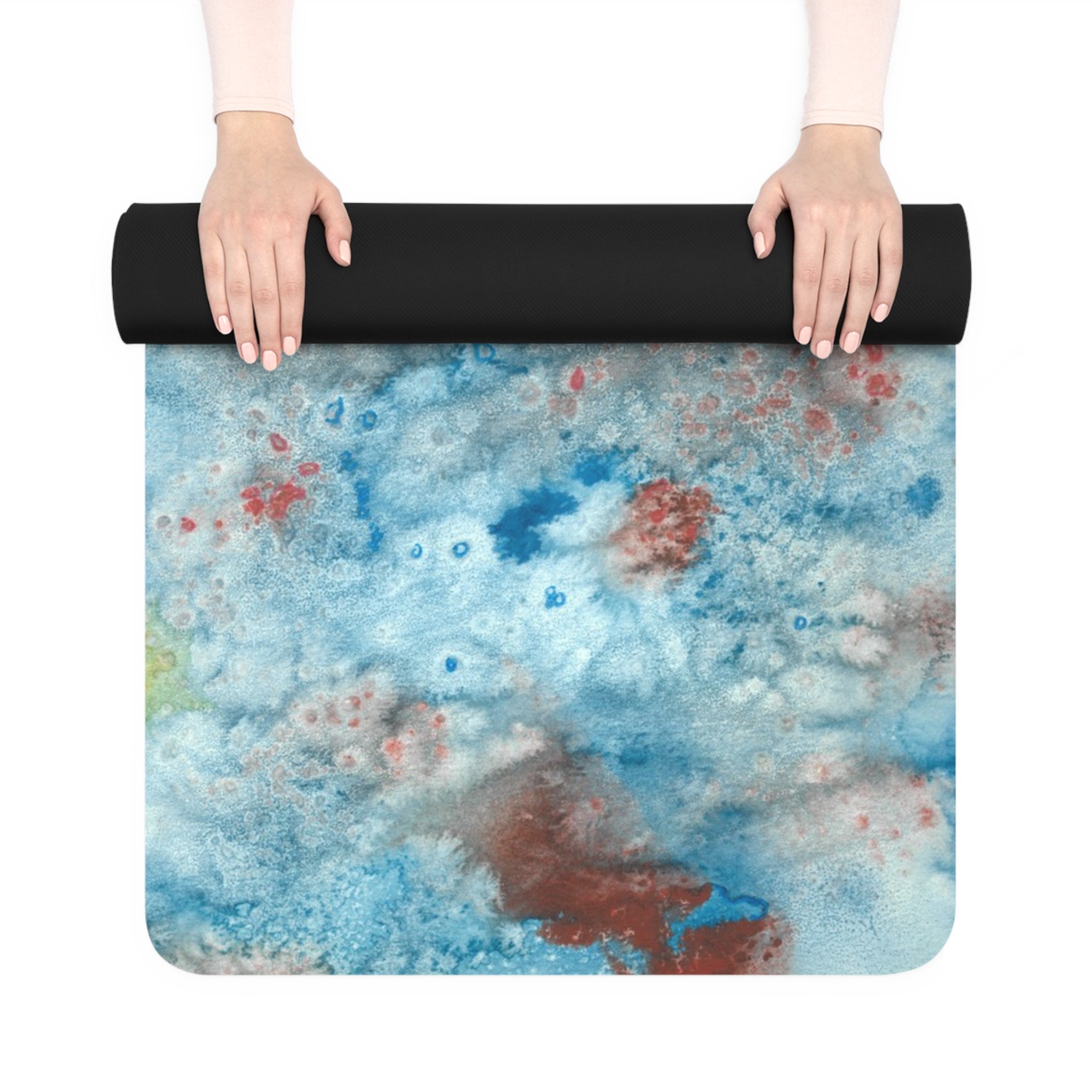 Yoga Mats and Gym Mats. Colourful Abstract Designs. Perfect for Home, Yoga or Gym Class, or a Special Gift #53 The Reef