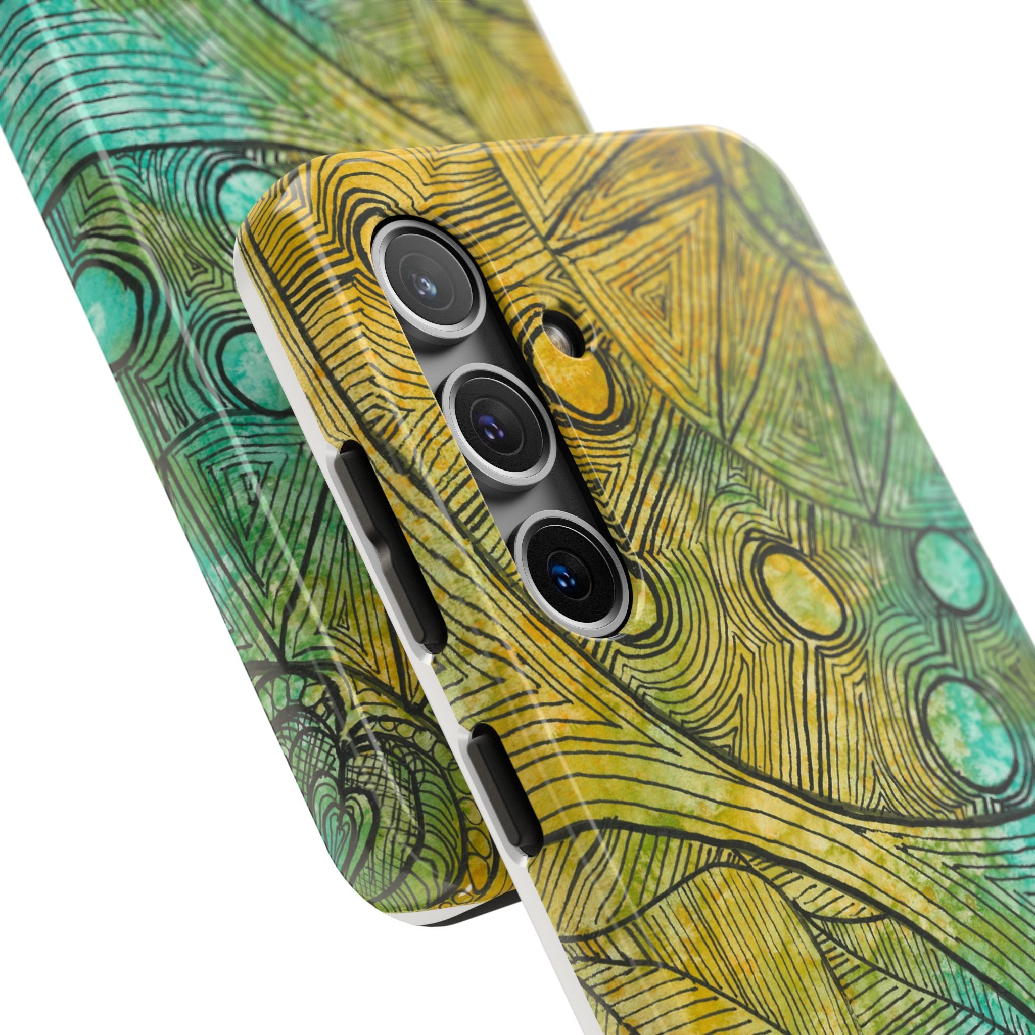 Tough Phone Case - All iPhones and Samsung Galaxys - Exciting Abstract Design #27 Come What May