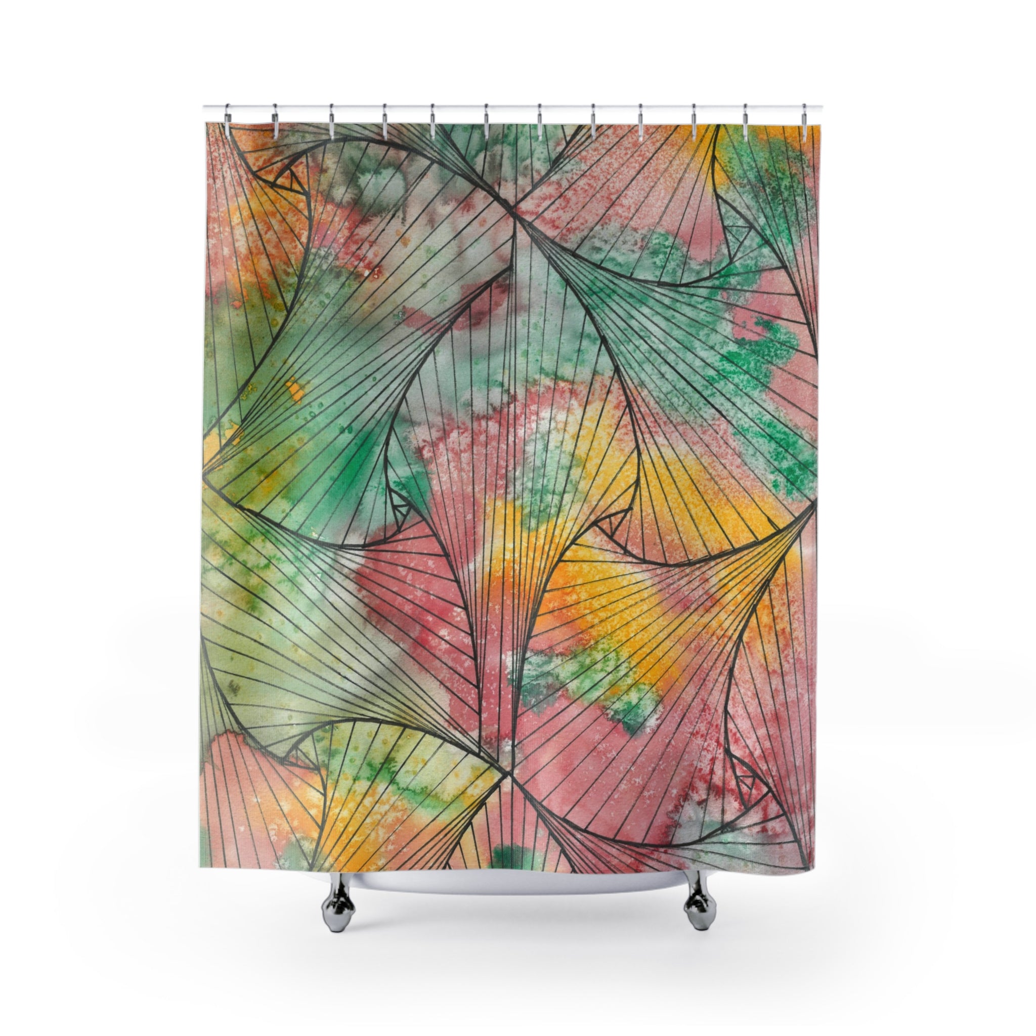 Beautiful Shower Curtains to Refresh Your Bathroom. Colourful Abstract Designs. Perfect For Your Bathroom or Special House-Warming Gift #70 Whats It All About Alfie
