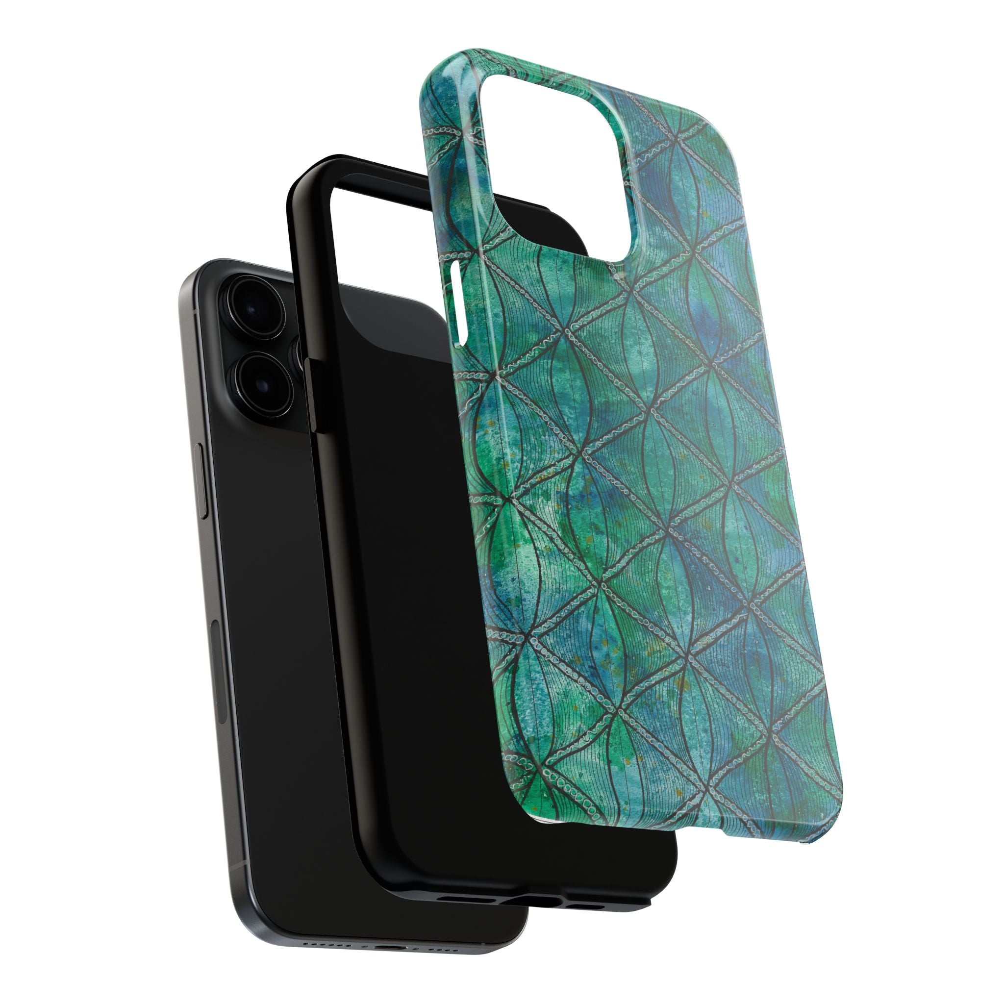 Tough Phone Case - All iPhones and Samsung Galaxys - Exciting Abstract Design #58 How's the Serenity