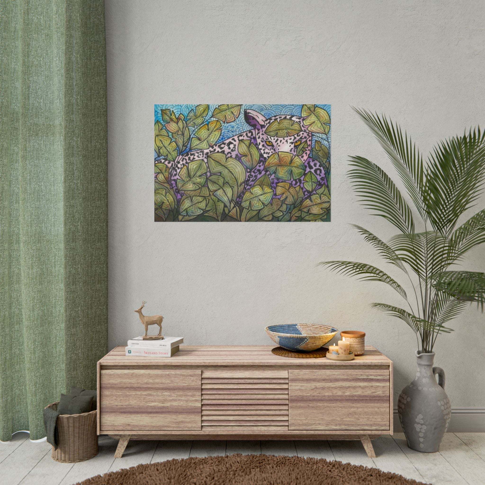 Large Colourful Wall Art, Posters & Prints, For Office, Bedroom or Living Room, or Special Gift #76 Purrfect Blend