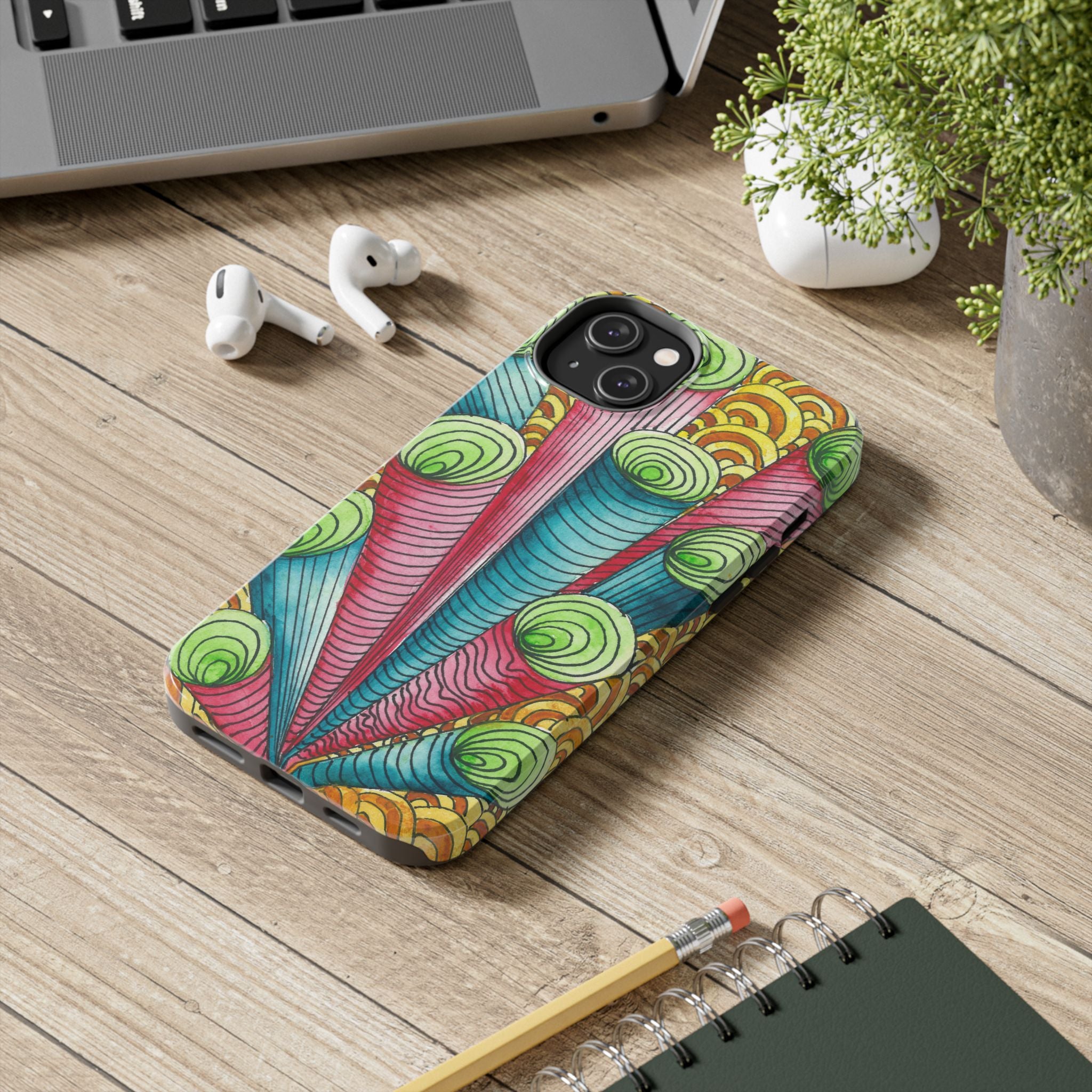 Tough Phone Case - All iPhones and Samsung Galaxys - Exciting Abstract Design #93 On A Mission