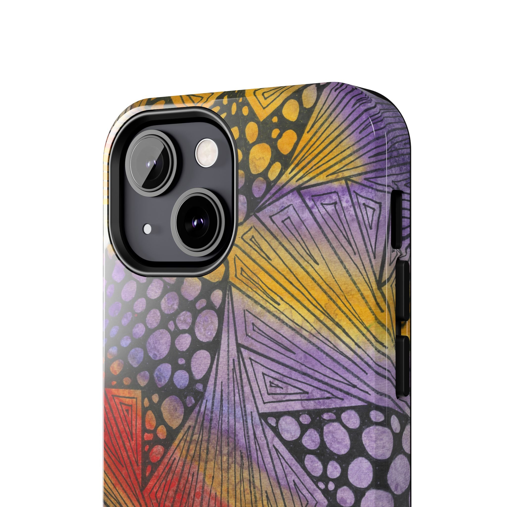Tough Phone Case - All iPhones and Samsung Galaxys - Exciting Abstract Design #82 Fighting Delusions