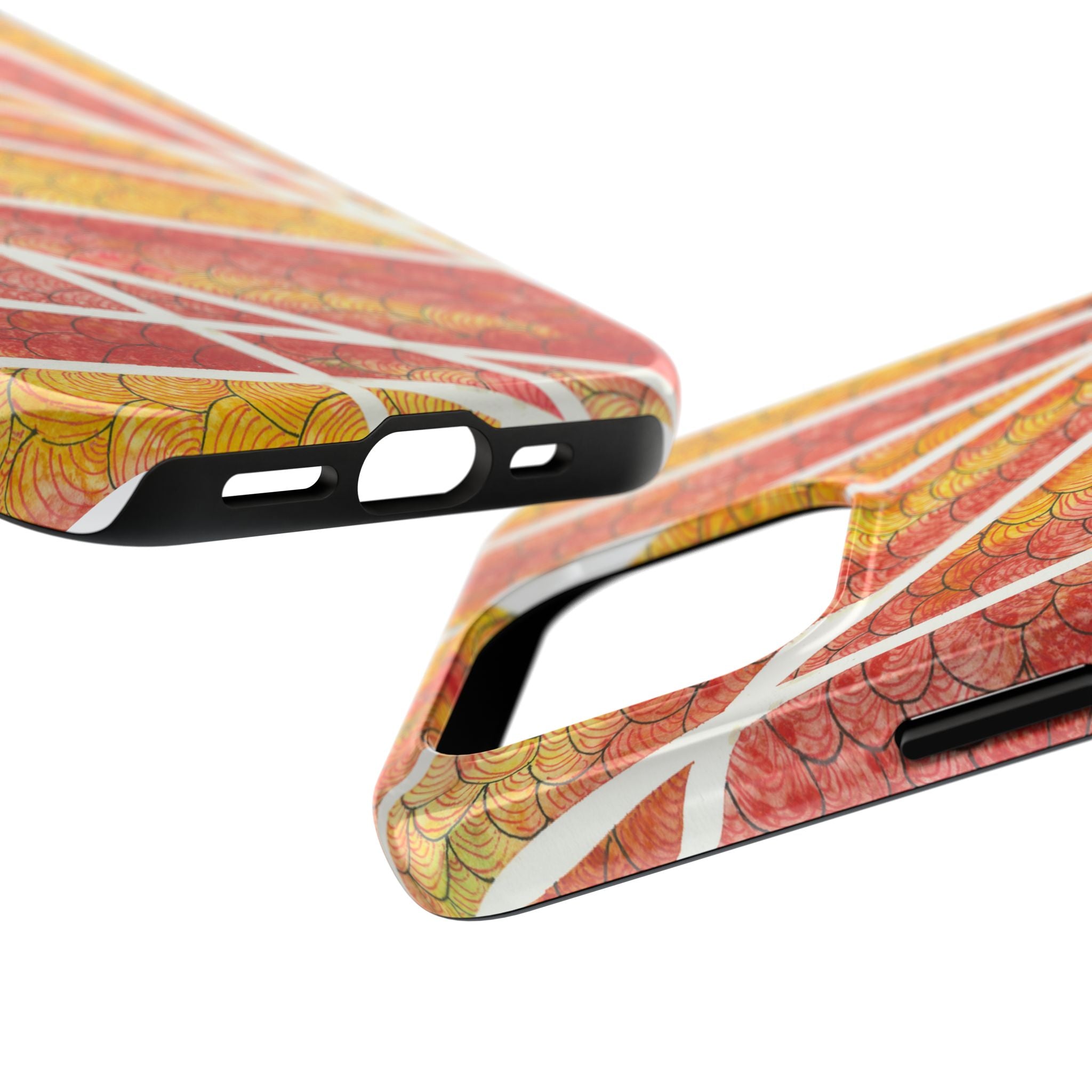 Tough Phone Case - All iPhones and Samsung Galaxys - Exciting Abstract Design #67 Max Mimosa