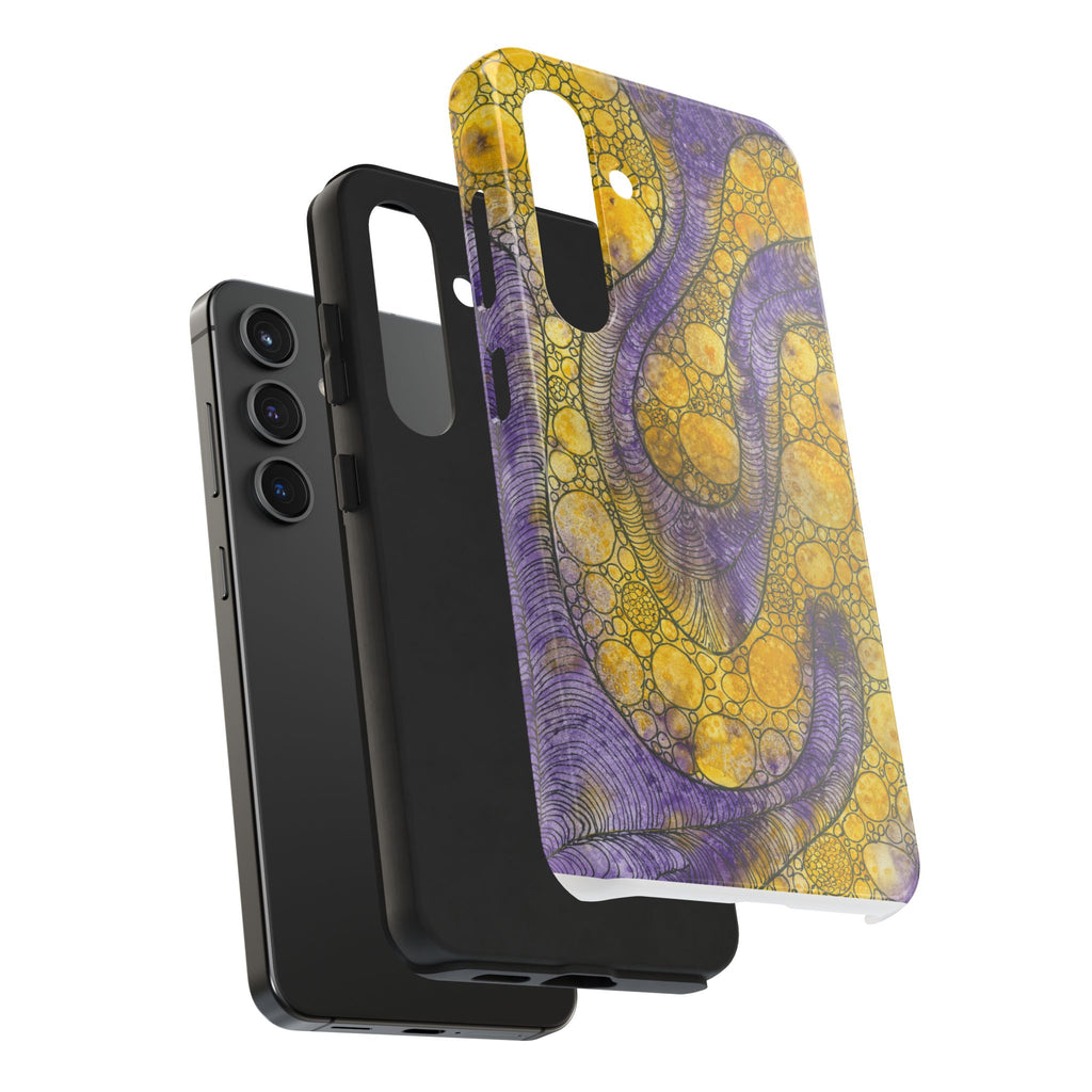 Tough Phone Case - All iPhones and Samsung Galaxys - Exciting Abstract Design #64 Is Now A Good Time?