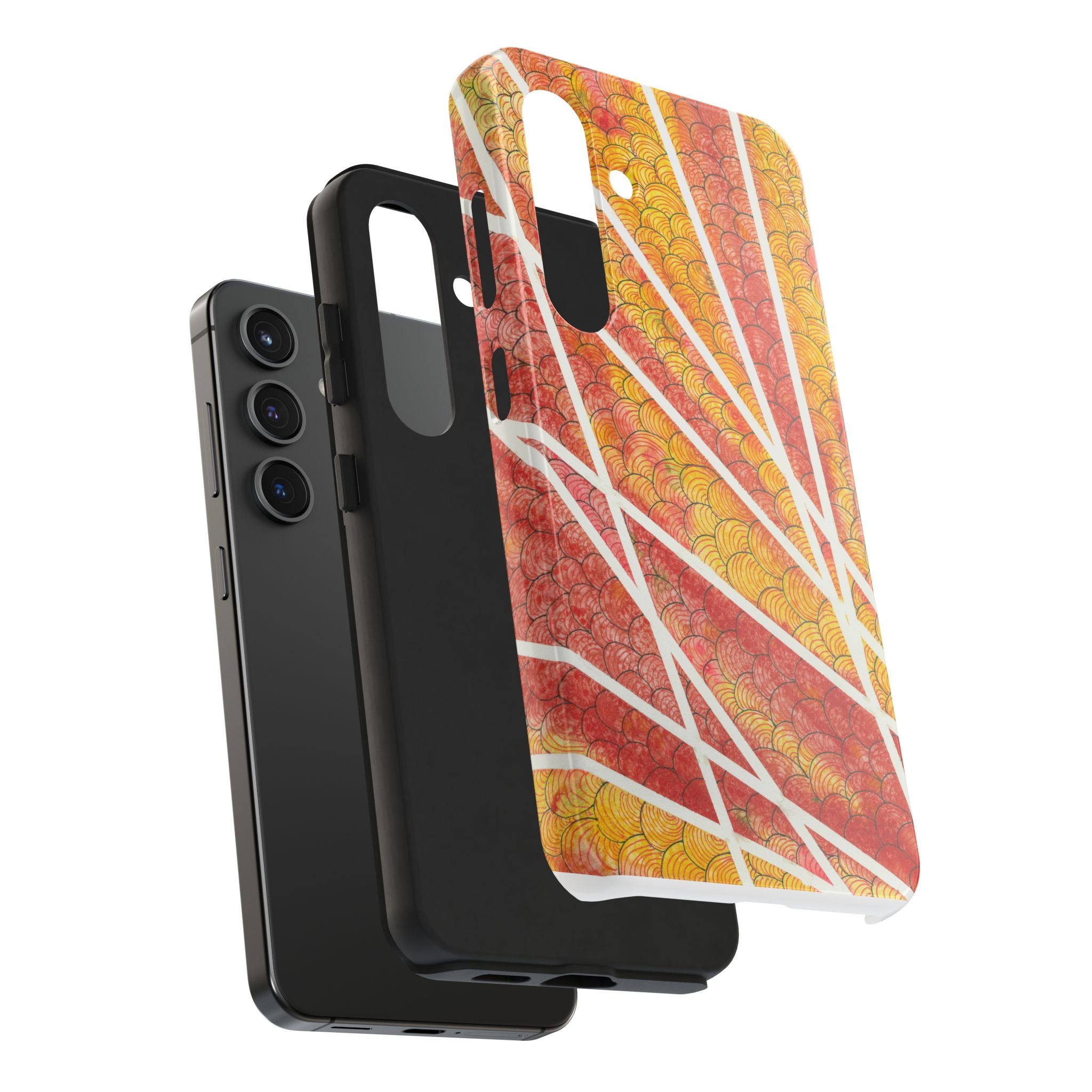 Tough Phone Case - All iPhones and Samsung Galaxys - Exciting Abstract Design #67 Max Mimosa