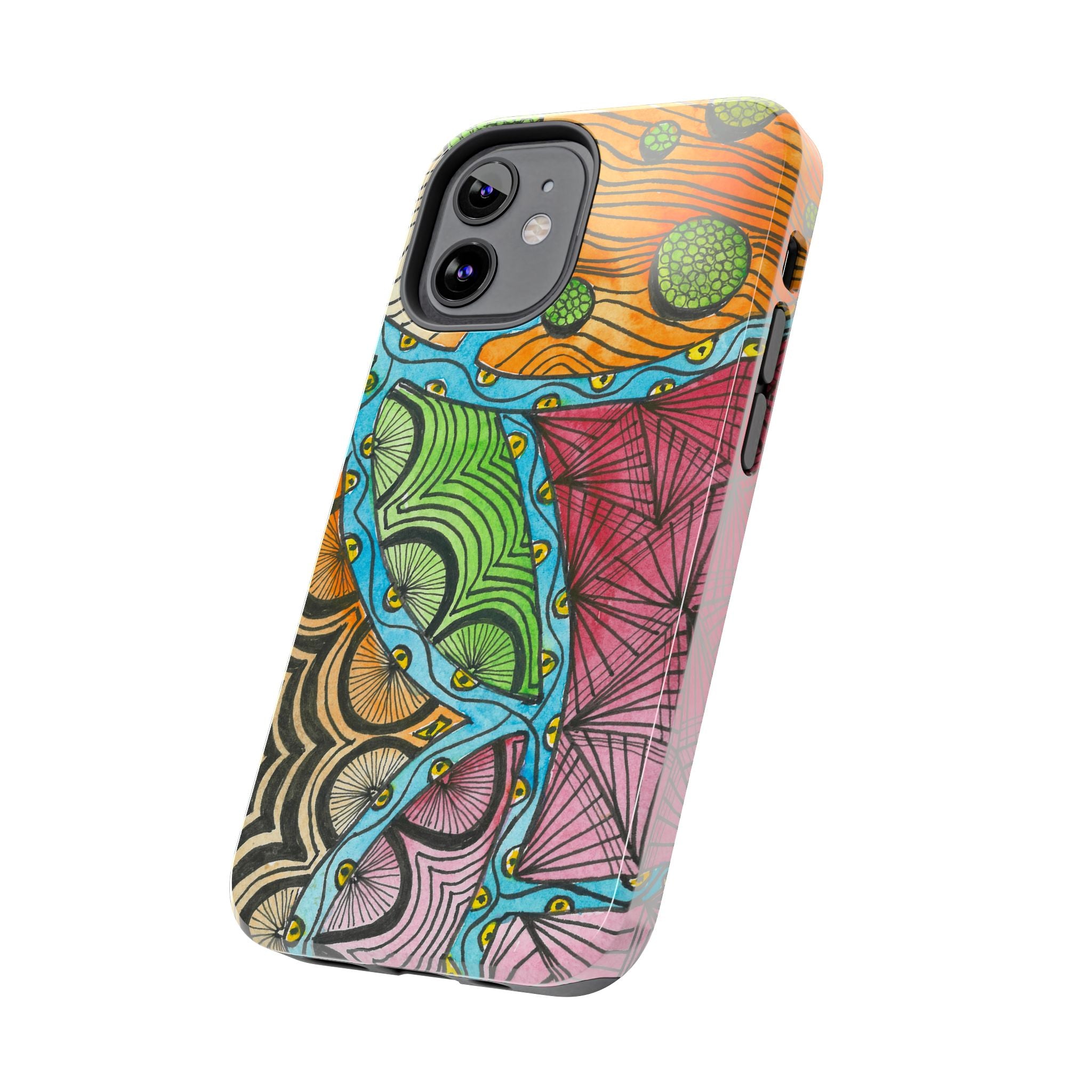 Tough Phone Case - All iPhones and Samsung Galaxys - Exciting Abstract Design #11 Today's The Day