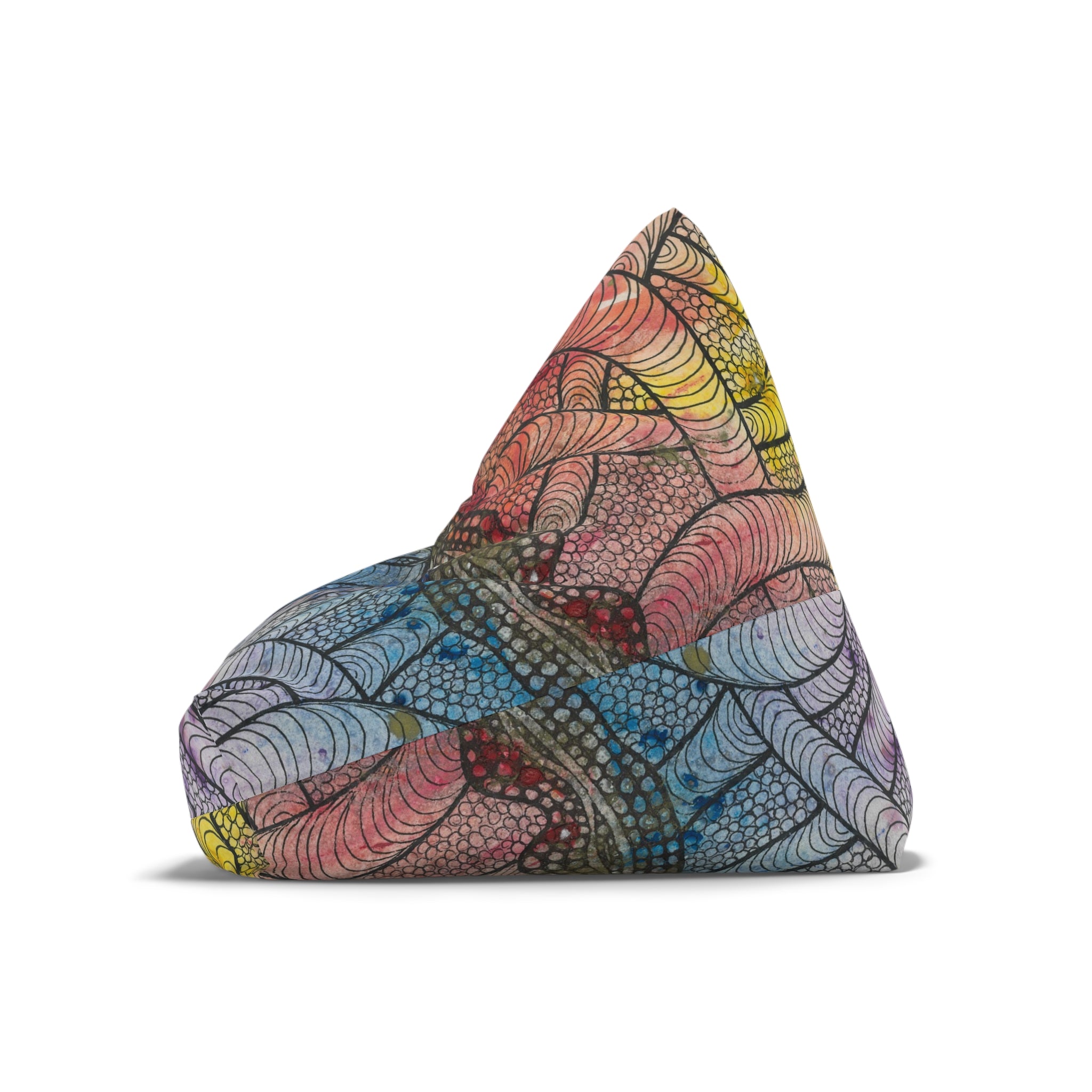 Bean Bag Chair Covers For Indoor & Outdoor - 2 Sizes - Exciting Abstract Design #72 After The End