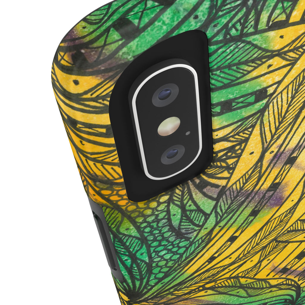 Tough Phone Case - All iPhones and Samsung Galaxys - Exciting Abstract Design #37 Shubbery!