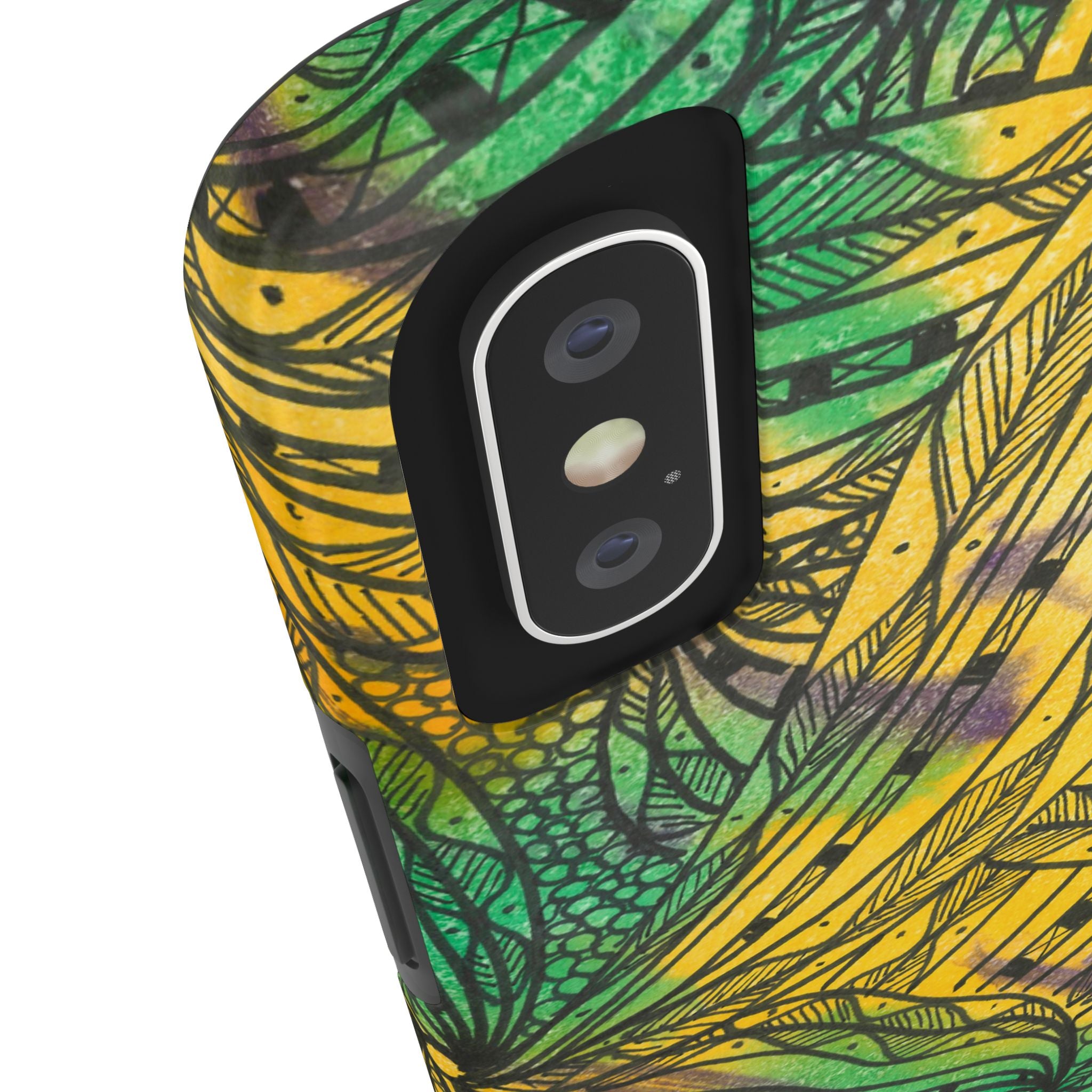 Tough Phone Case - All iPhones and Samsung Galaxys - Exciting Abstract Design #37 Shubbery!