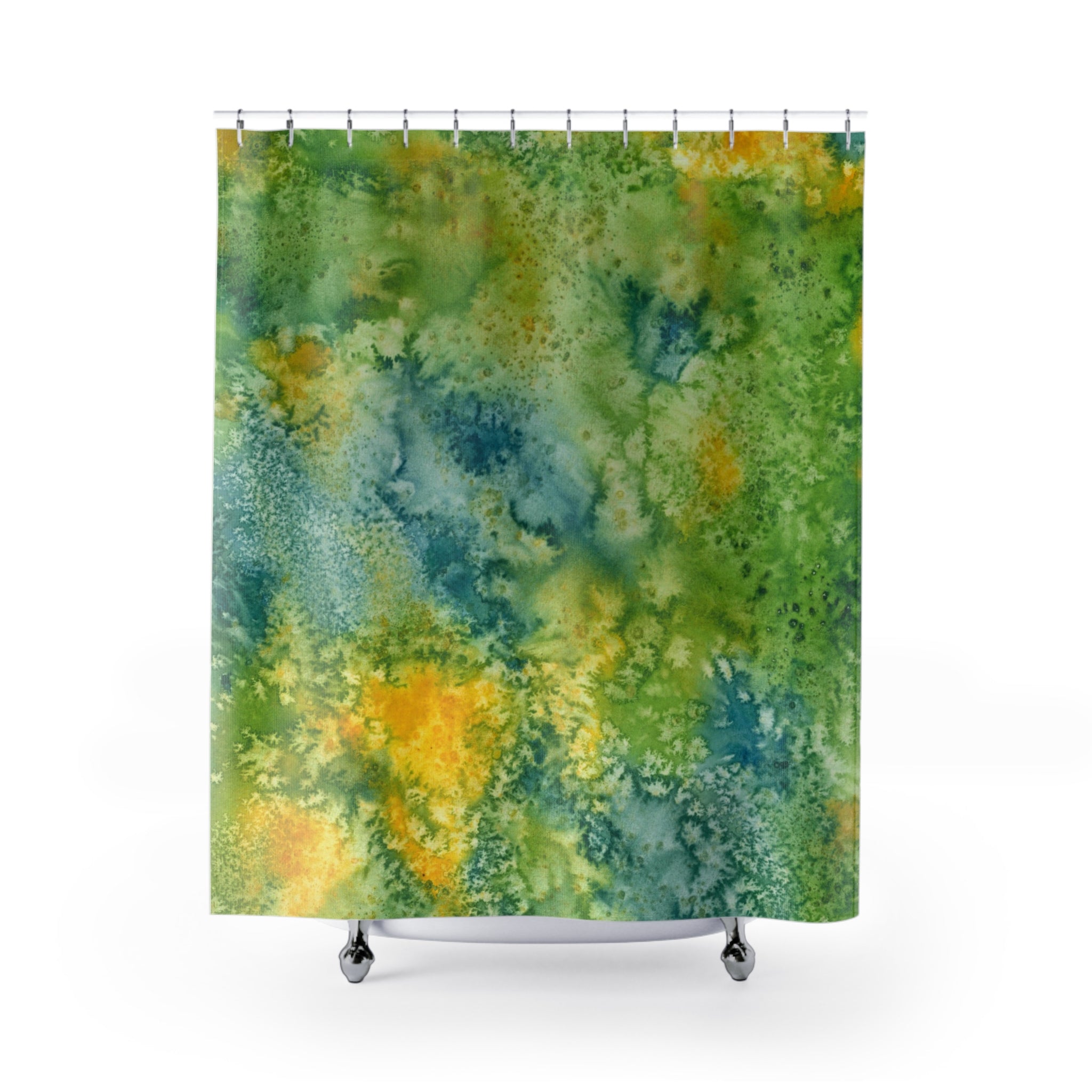 Beautiful Shower Curtains to Refresh Your Bathroom. Colourful Abstract Designs. Perfect For Your Bathroom or Special House-Warming Gift #52 View From Above