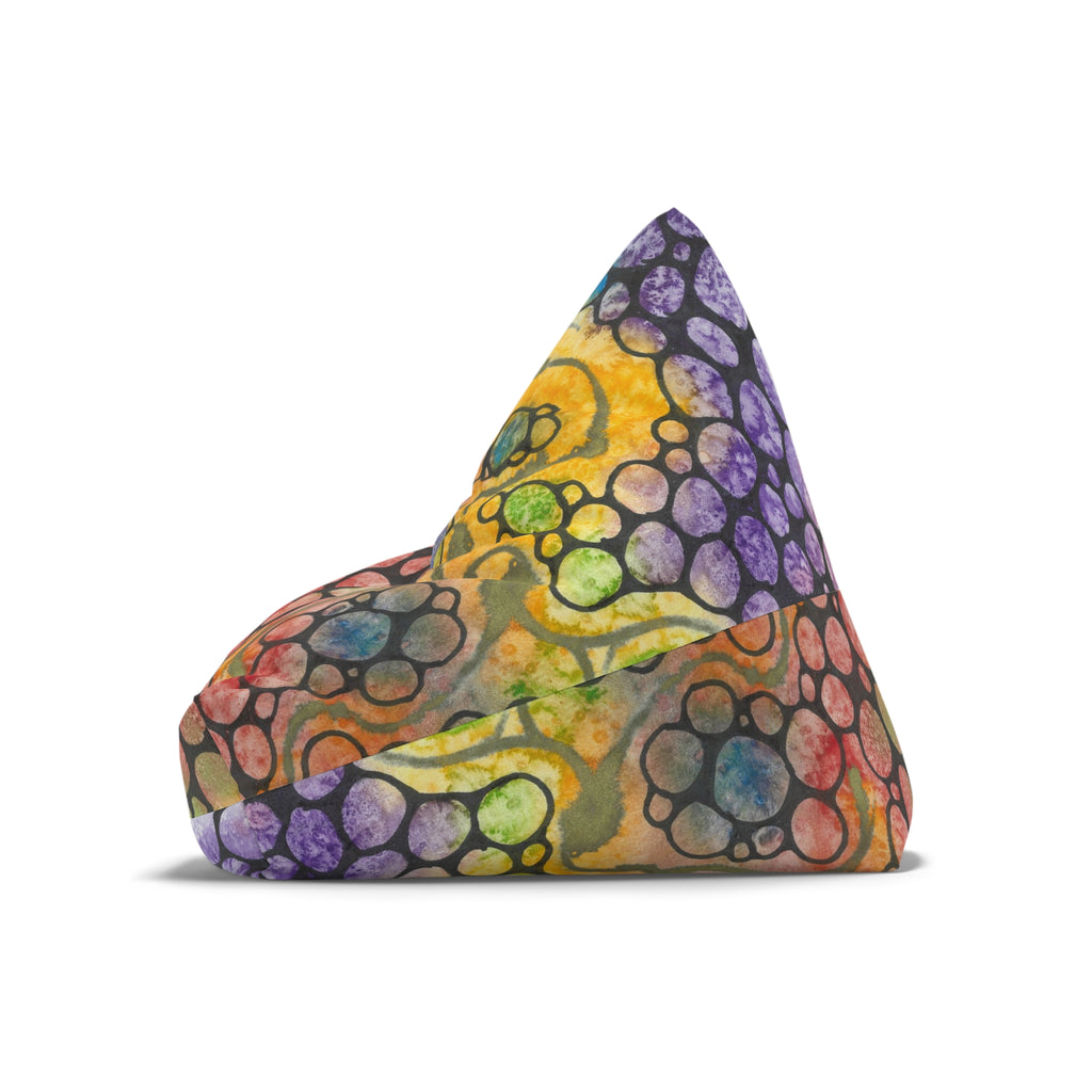 Bean Bag Chair Covers For Indoor & Outdoor - 2 Sizes - Exciting Abstract Design #77 River Of Dreams