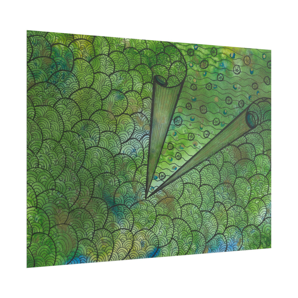 Large Colourful Wall Art, Posters & Prints, For Office, Bedroom or Living Room, or Special Gift #69 New Horizons