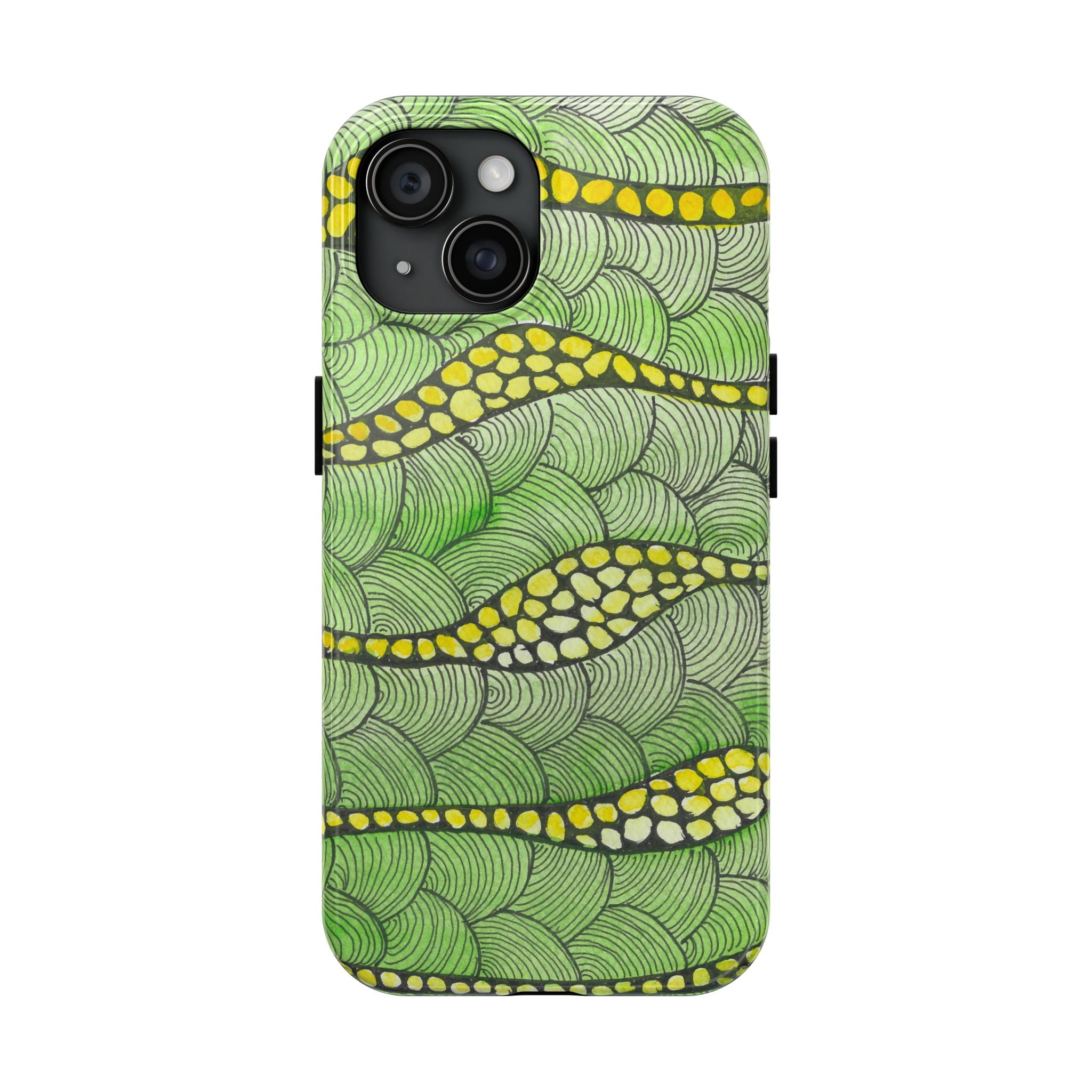 Tough Phone Case - All iPhones and Samsung Galaxys - Exciting Abstract Design #13 Watcha Thinking