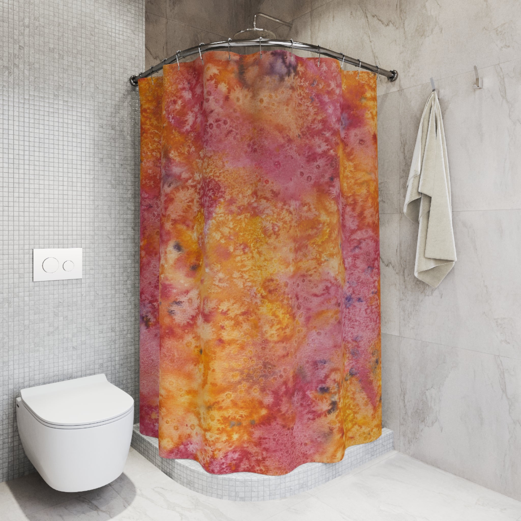 Beautiful Shower Curtains to Refresh Your Bathroom. Colourful Abstract Designs. Perfect For Your Bathroom or Special House-Warming Gift #54 Heaven Can Wait