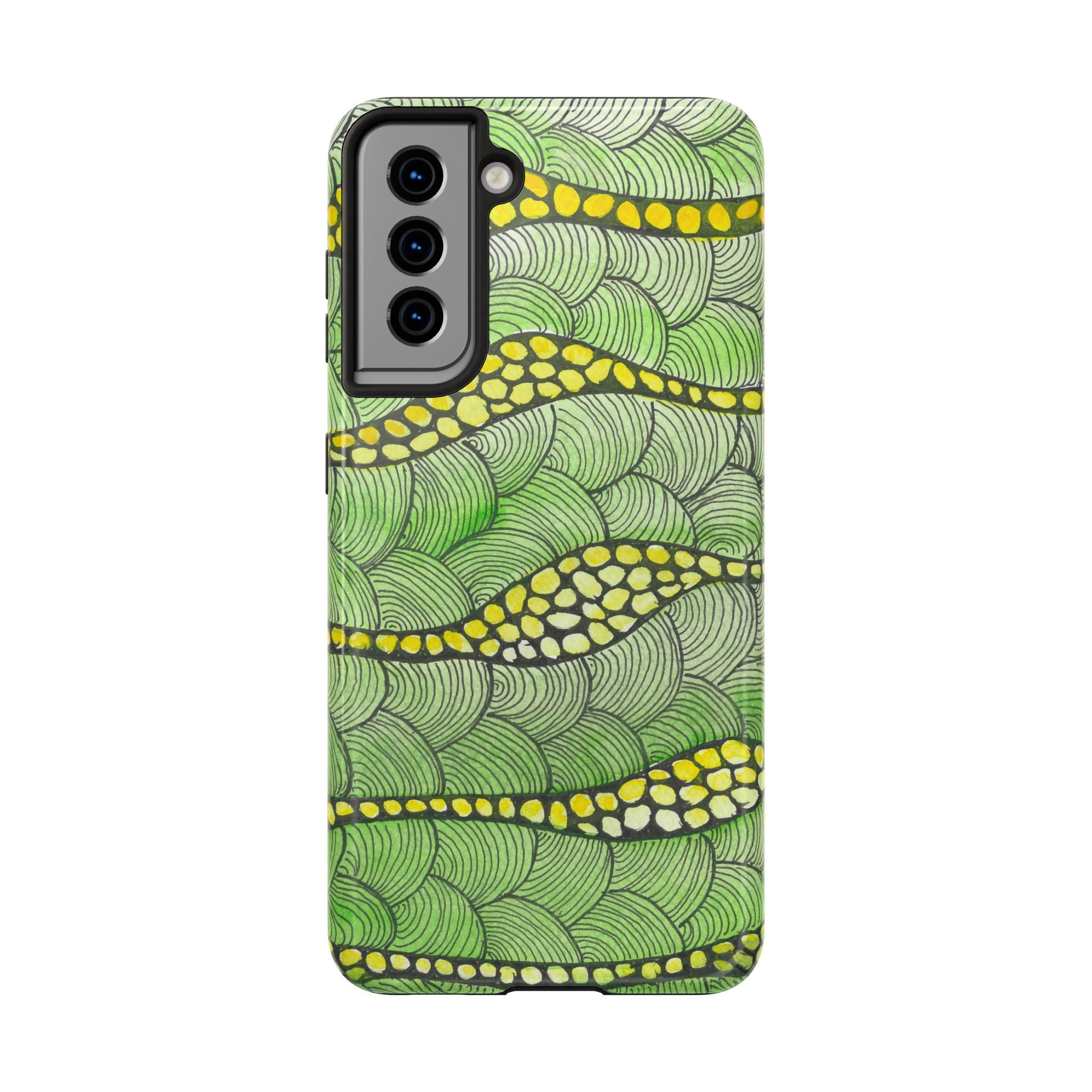 Tough Phone Case - All iPhones and Samsung Galaxys - Exciting Abstract Design #13 Watcha Thinking