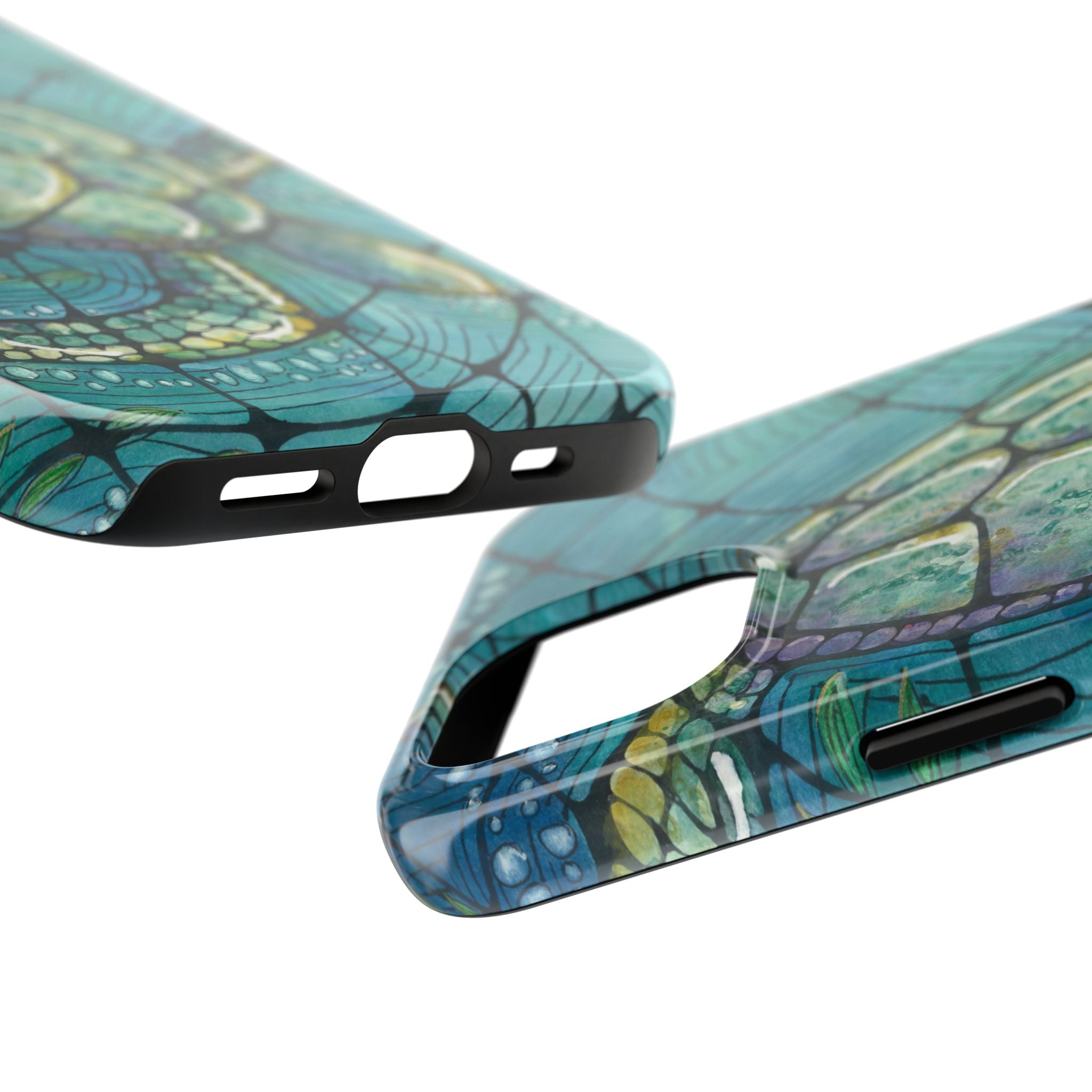 Tough Phone Case - All iPhones and Samsung Galaxys - Exciting Abstract Design #73 Turtling Along