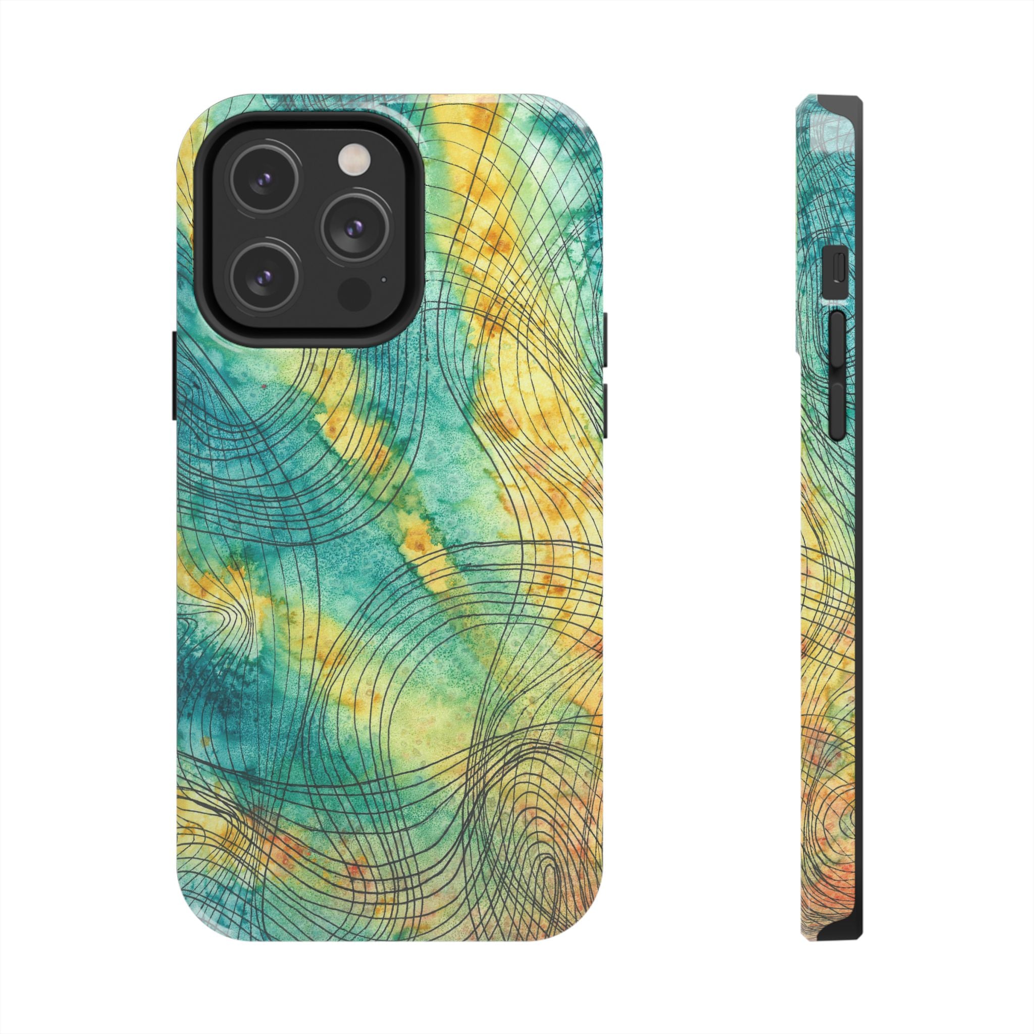 Tough Phone Case - All iPhones and Samsung Galaxys - Exciting Abstract Design #81 The Only Way Is Up