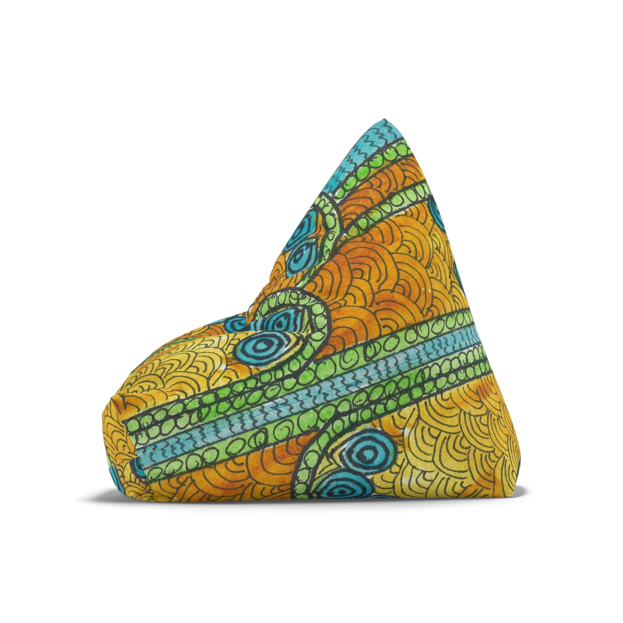Bean Bag Chair Covers For Indoor & Outdoor - 2 Sizes - Exciting Abstract Design #87 Belgrade Impressions - Serbia