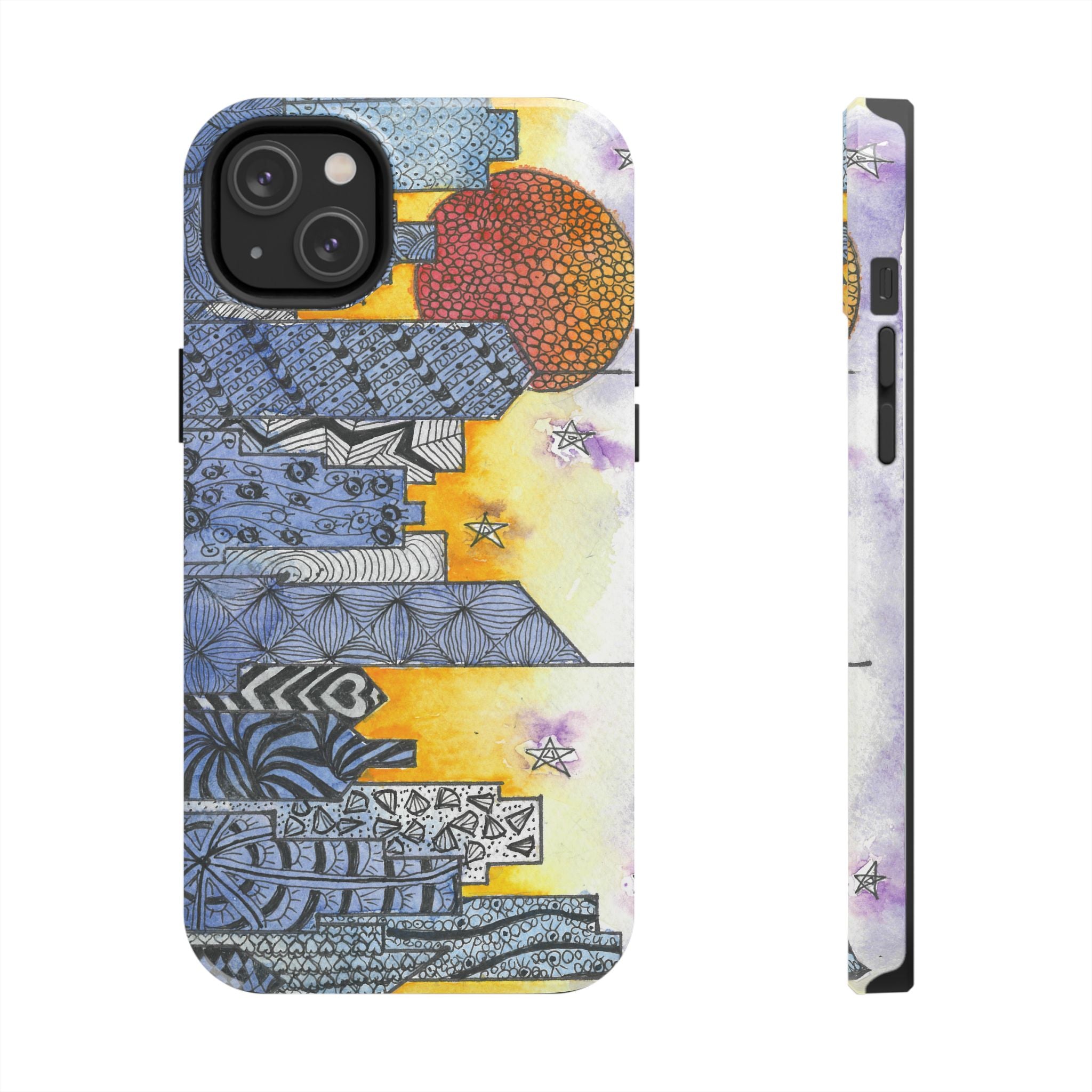 Tough Phone Case - All iPhones and Samsung Galaxys - Exciting Abstract Design #5 In The Shadows