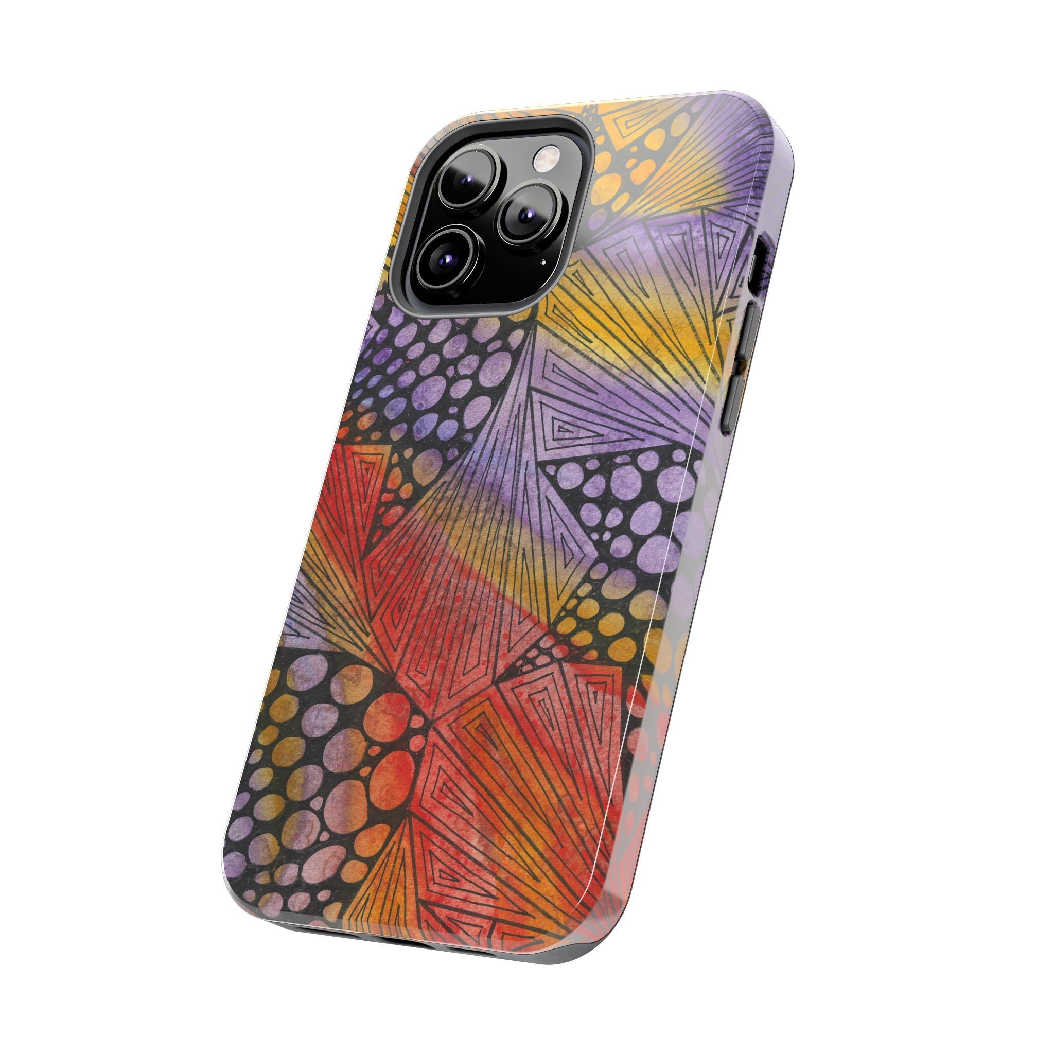 Tough Phone Case - All iPhones and Samsung Galaxys - Exciting Abstract Design #82 Fighting Delusions