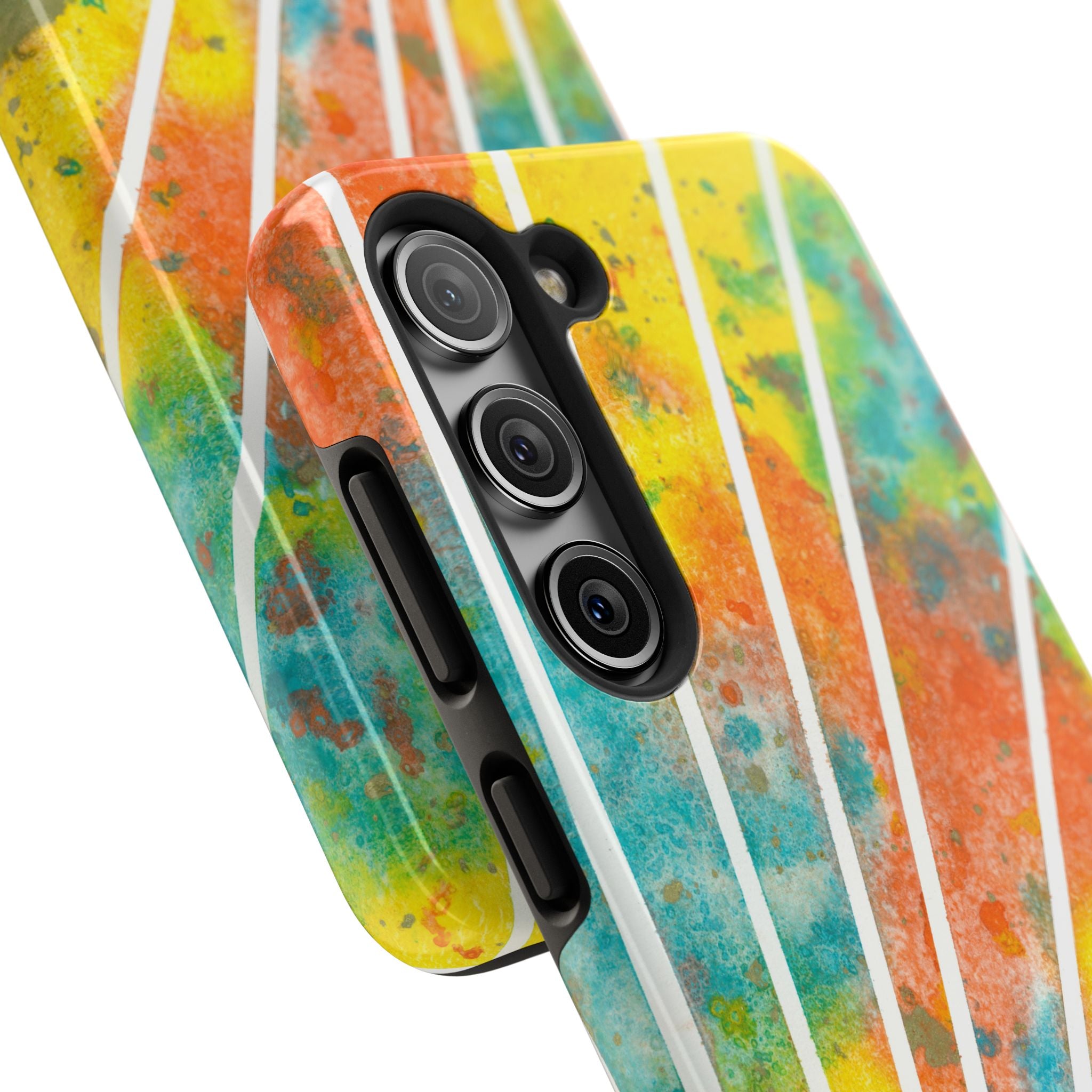 Tough Phone Case - All iPhones and Samsung Galaxys - Exciting Abstract Design #101 Your Energy Radiates