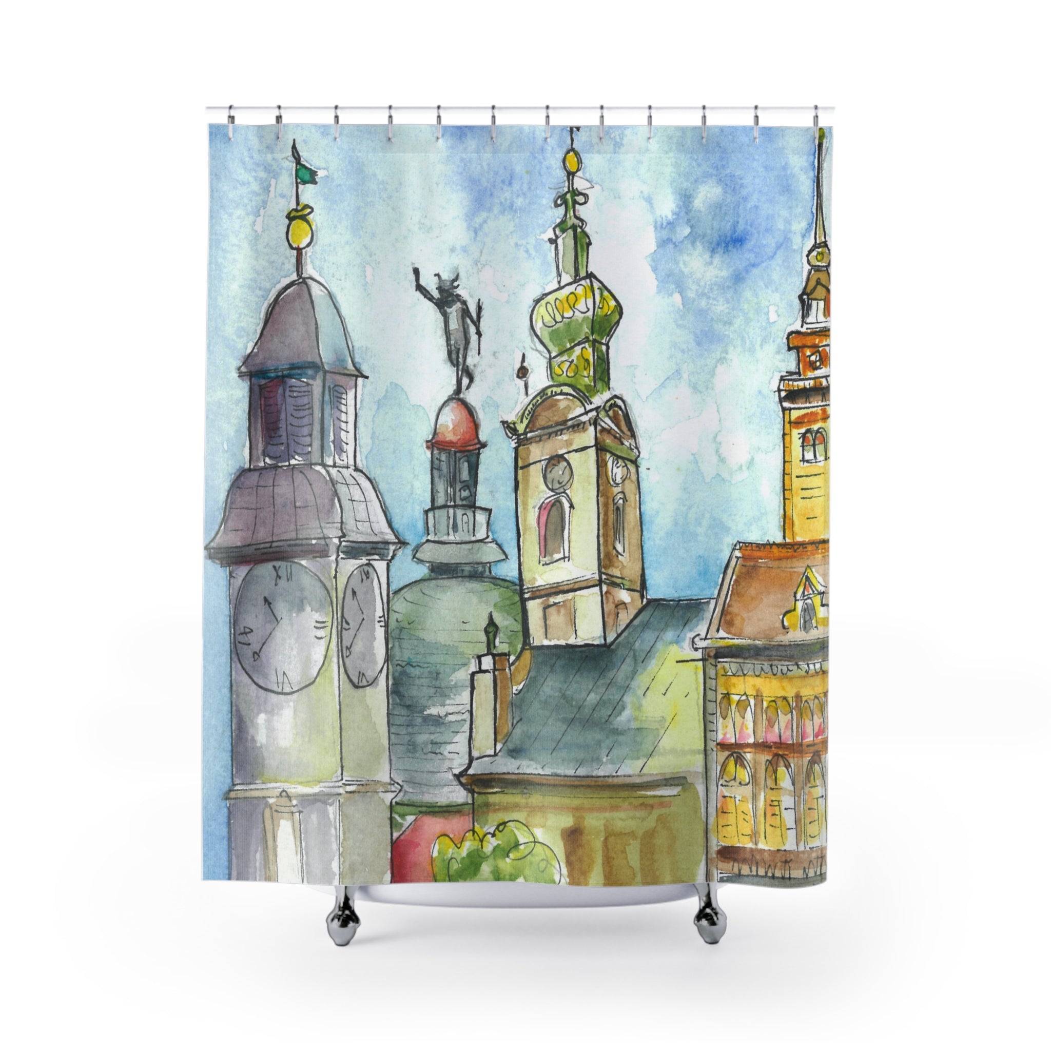 Beautiful Shower Curtains to Refresh Your Bathroom. Colourful Abstract Designs. Perfect For Your Bathroom or Special House-Warming Gift #95 Beautiful Novi Sad