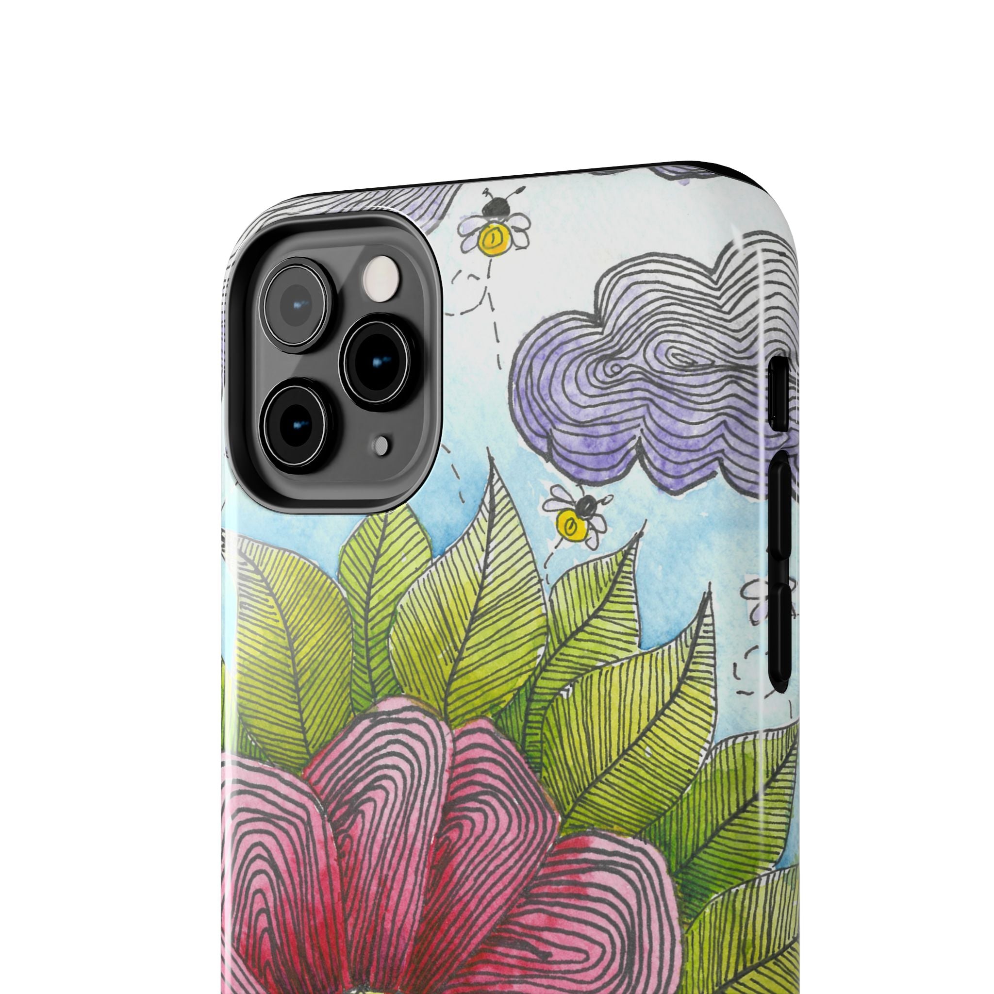 Tough Phone Case - All iPhones and Samsung Galaxys - Exciting Abstract Design  #4 Bloom'n