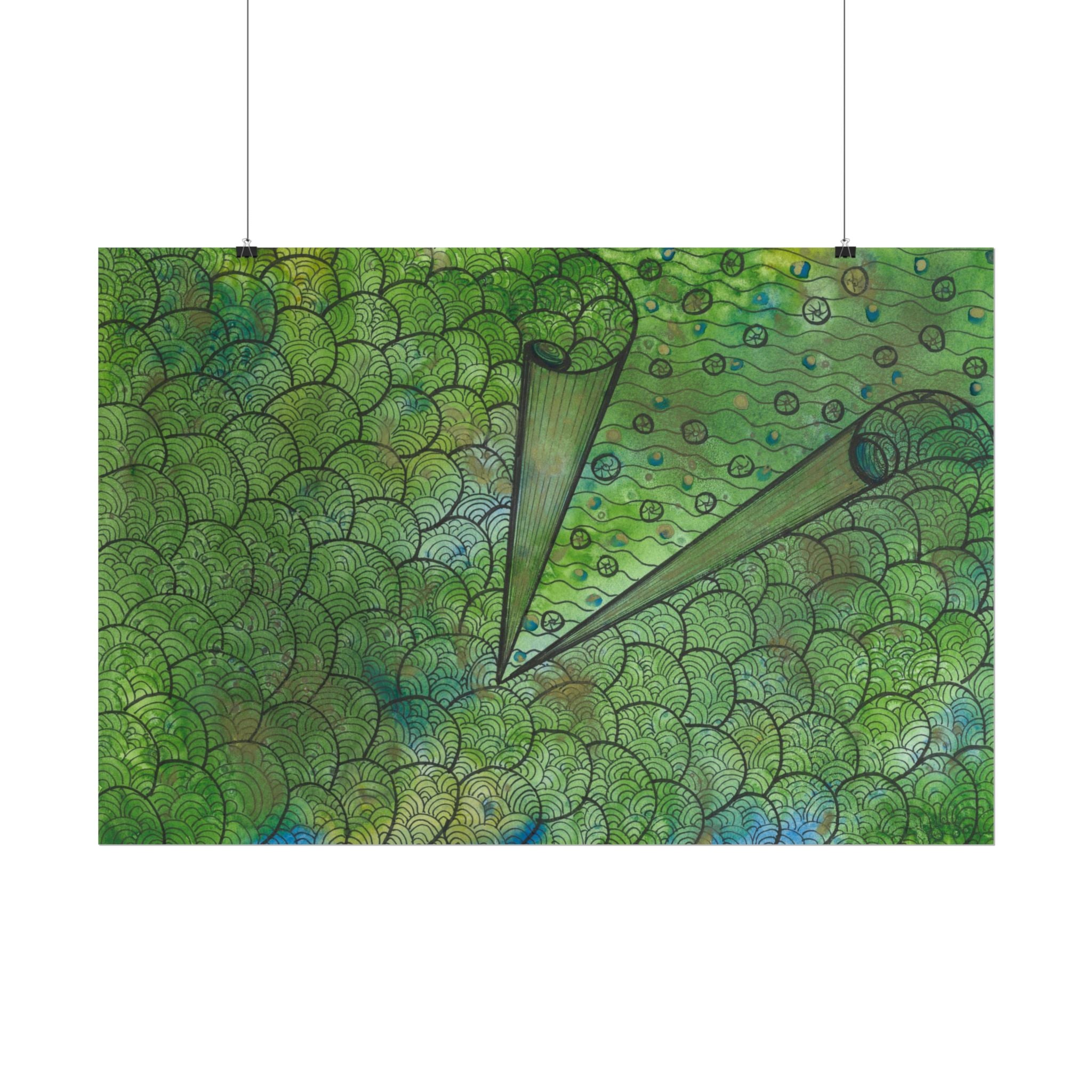 Large Colourful Wall Art, Posters & Prints, For Office, Bedroom or Living Room, or Special Gift #69 New Horizons