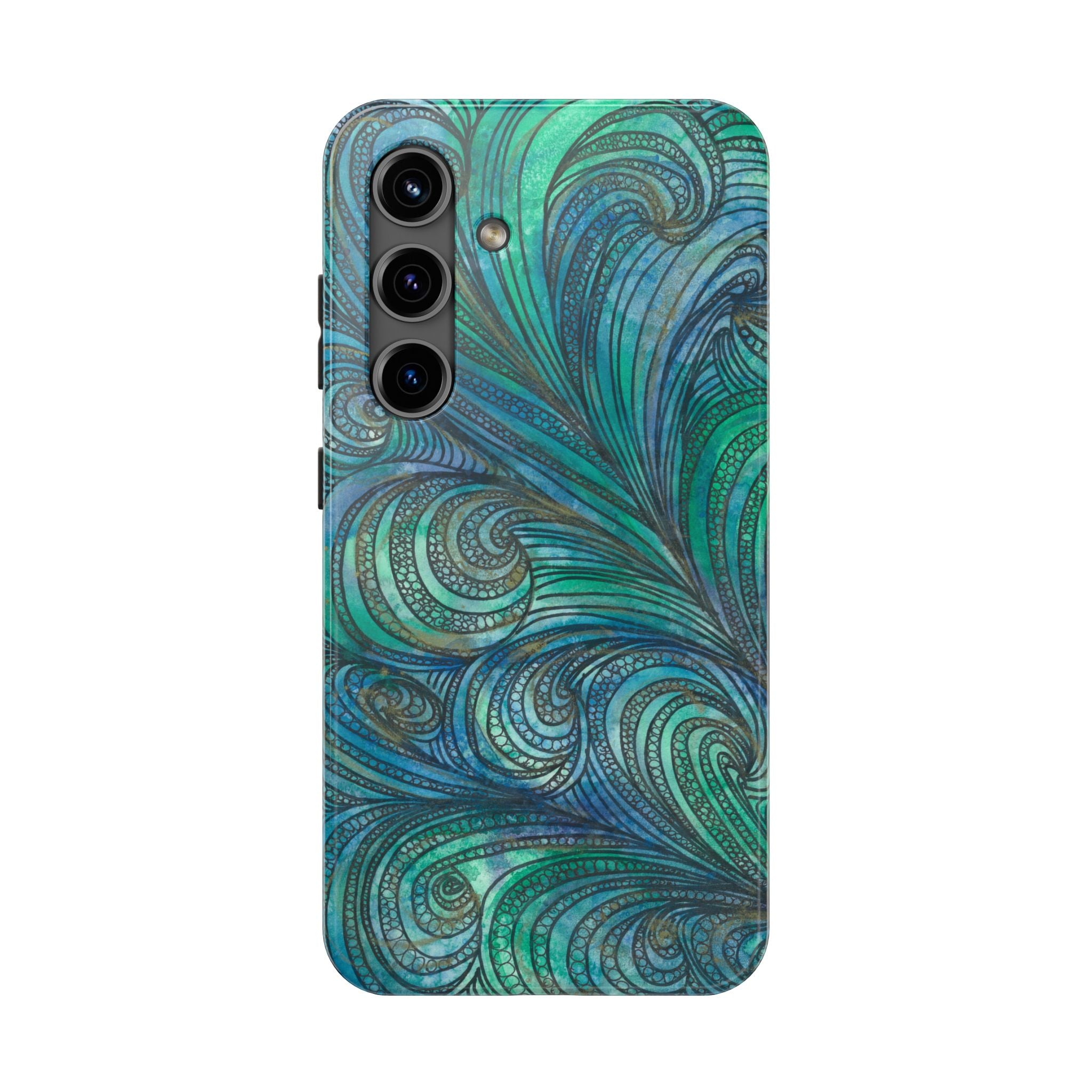 Tough Phone Case - All iPhones and Samsung Galaxys - Exciting Abstract Design #71 Call Of The Sea