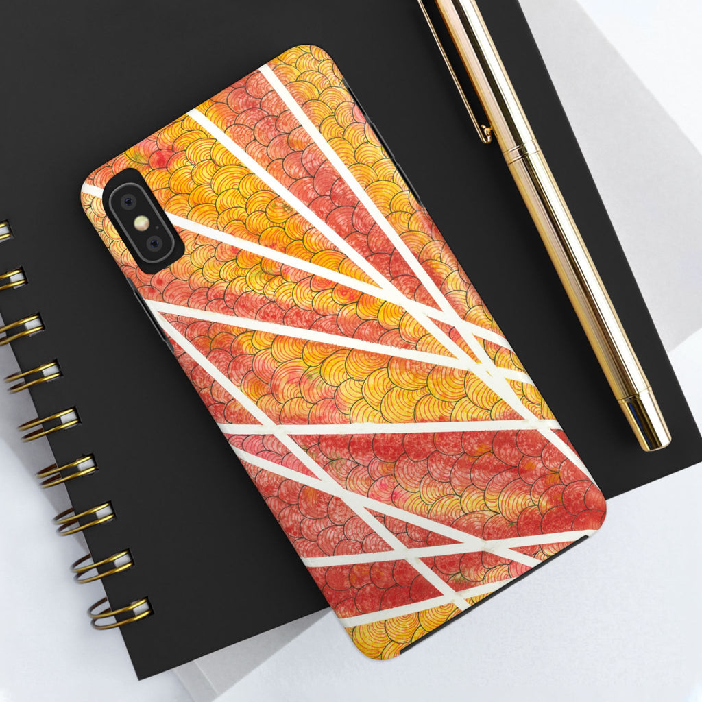 Tough Phone Case - All iPhones and Samsung Galaxys - Exciting Abstract Design #67 Max Mimosa