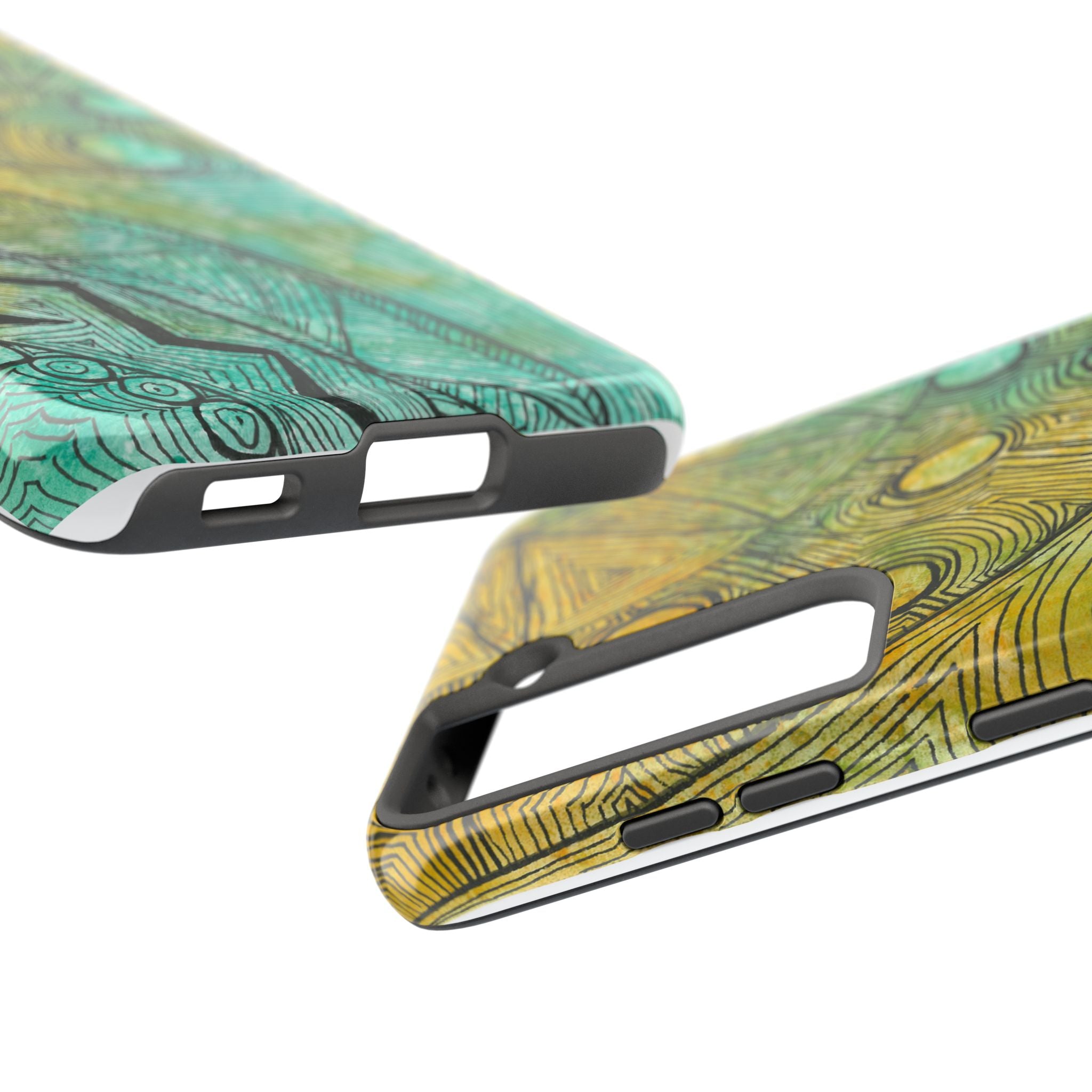 Tough Phone Case - All iPhones and Samsung Galaxys - Exciting Abstract Design #27 Come What May