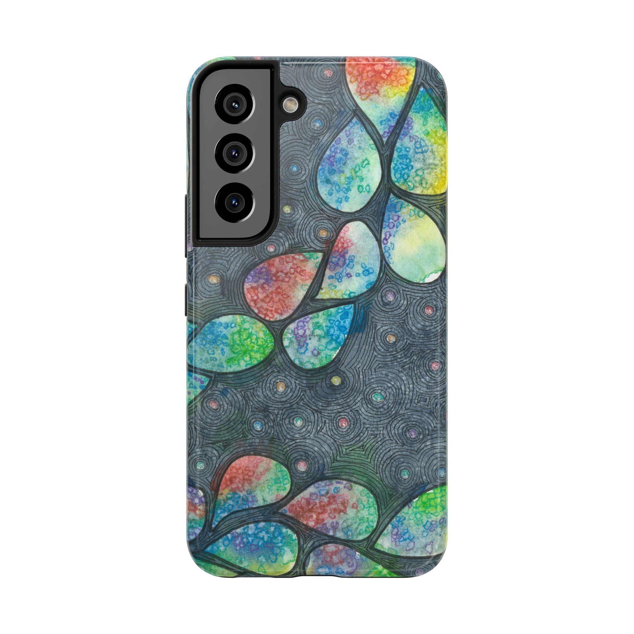 Tough Phone Case - All iPhones and Samsung Galaxys - Exciting Abstract Design #30 Give Us A Minute