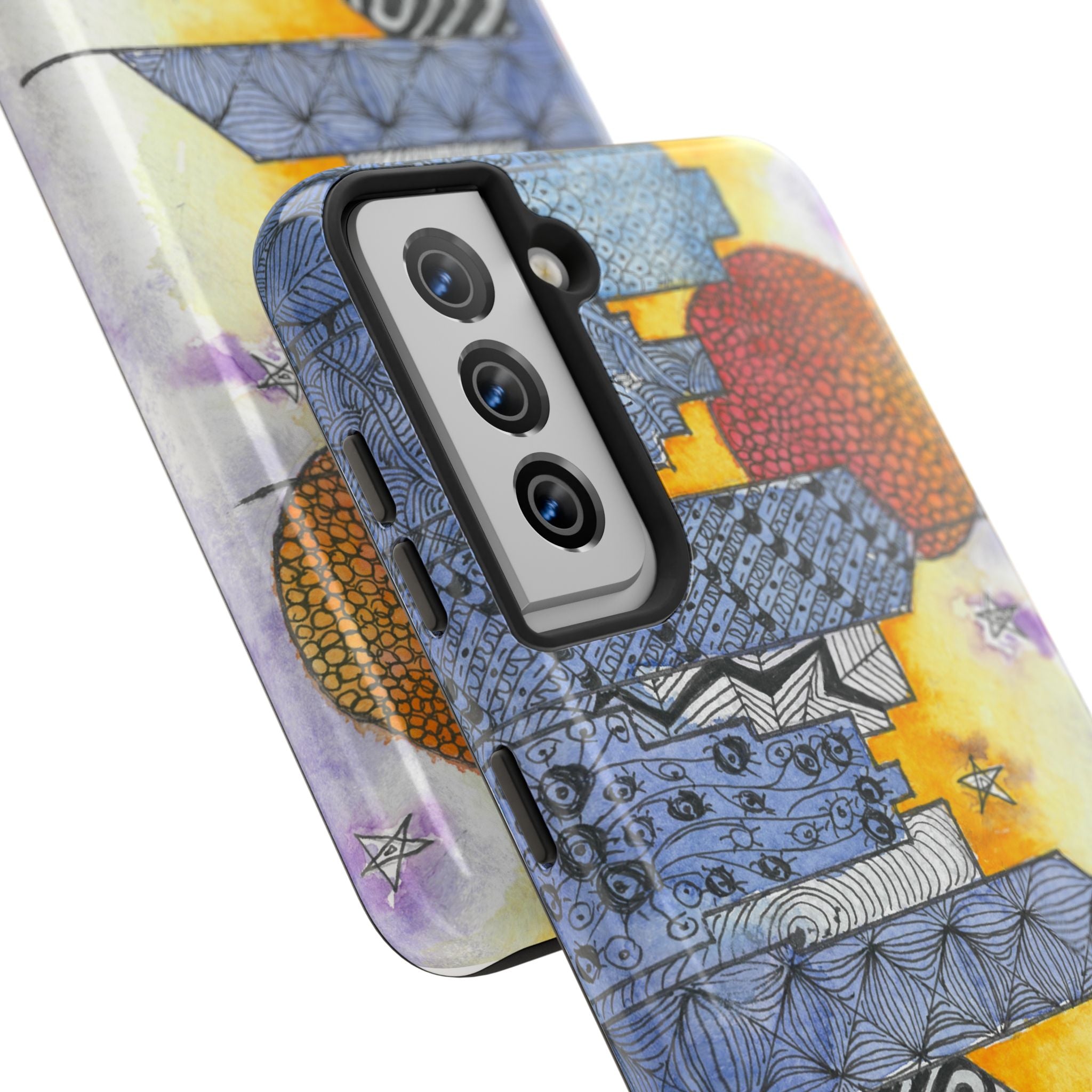 Tough Phone Case - All iPhones and Samsung Galaxys - Exciting Abstract Design #5 In The Shadows
