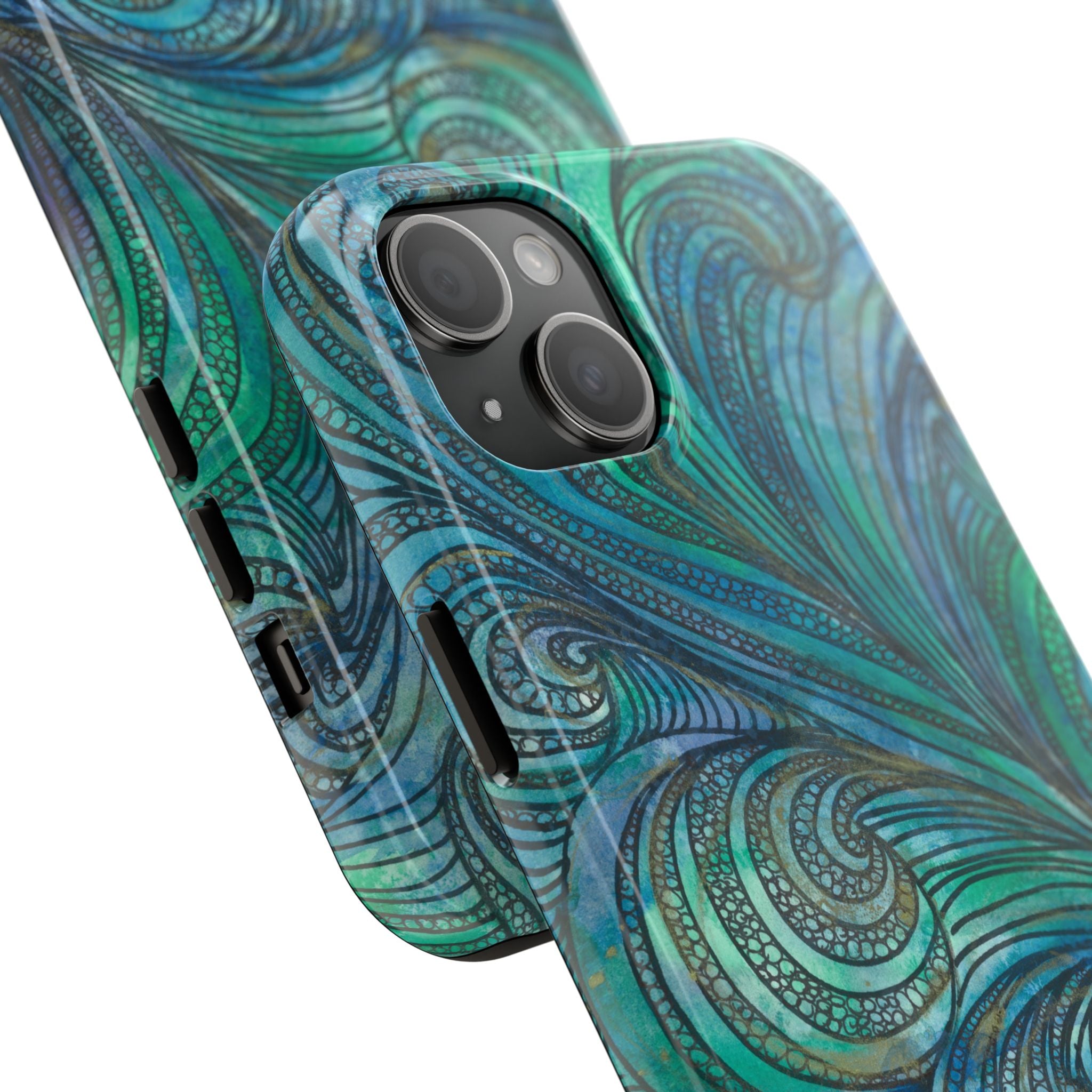 Tough Phone Case - All iPhones and Samsung Galaxys - Exciting Abstract Design #71 Call Of The Sea