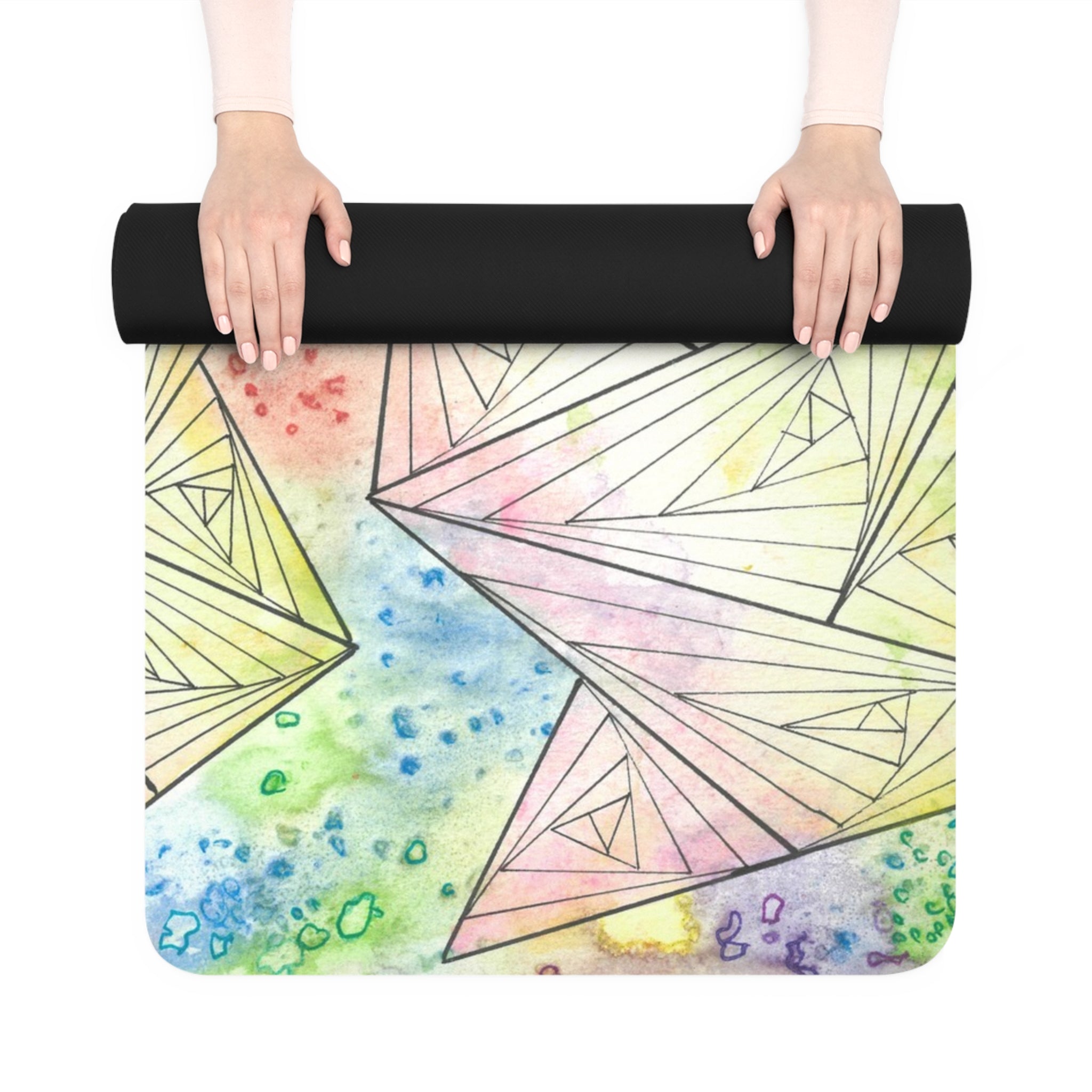 Yoga Mats and Gym Mats. Colourful Abstract Designs. Perfect for Home, Yoga or Gym Class, or a Special Gift #59 Your Choice