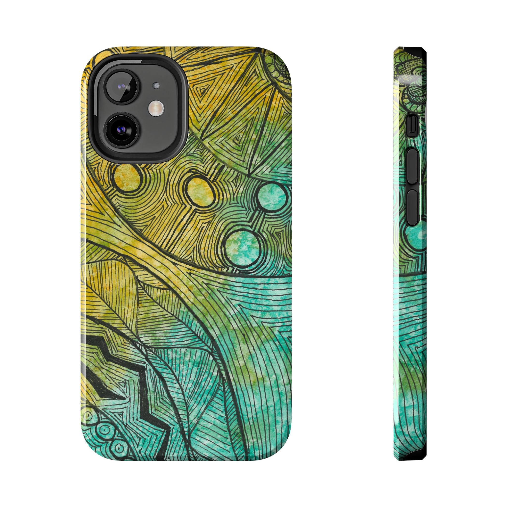 Tough Phone Case - All iPhones and Samsung Galaxys - Exciting Abstract Design #27 Come What May