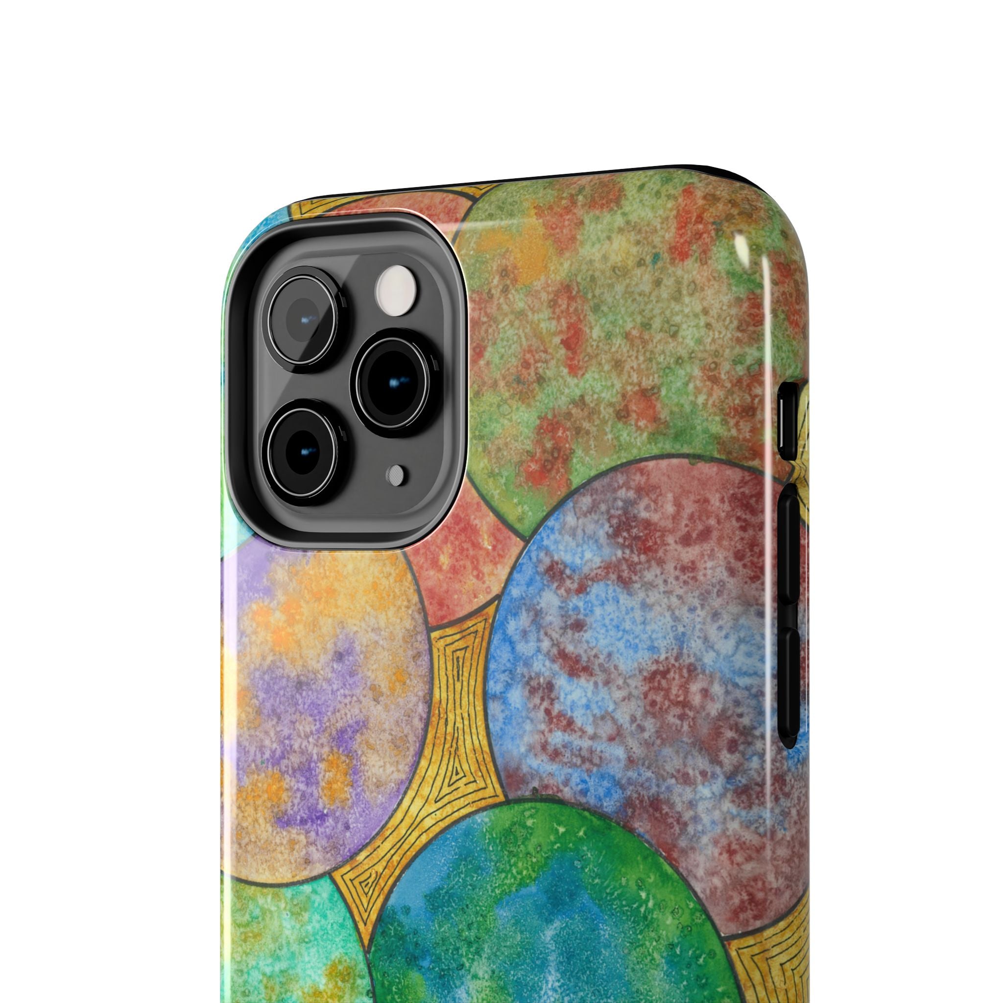 Tough Phone Case - All iPhones and Samsung Galaxys - Exciting Abstract Design #61 Worlds Apart