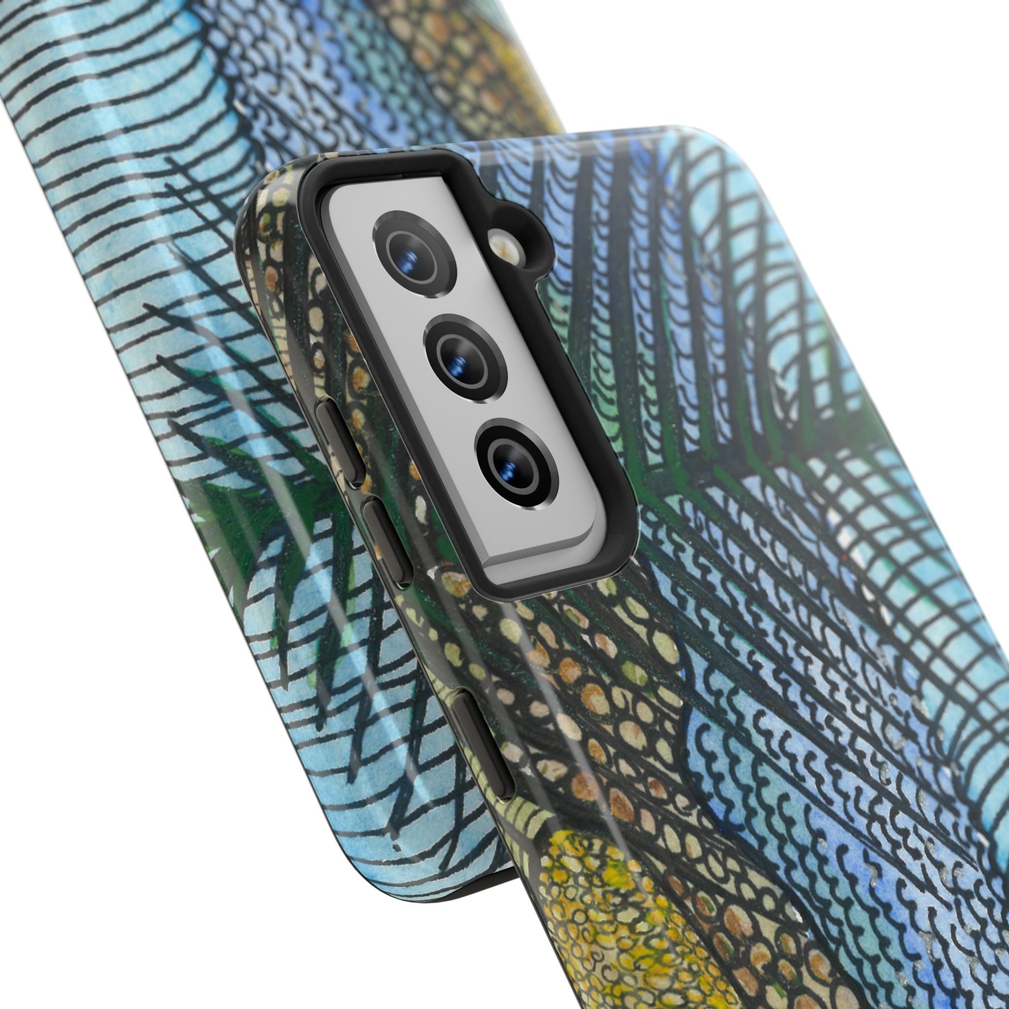 Tough Phone Case - All iPhones and Samsung Galaxys - Exciting Abstract Design #47 Cottesloe