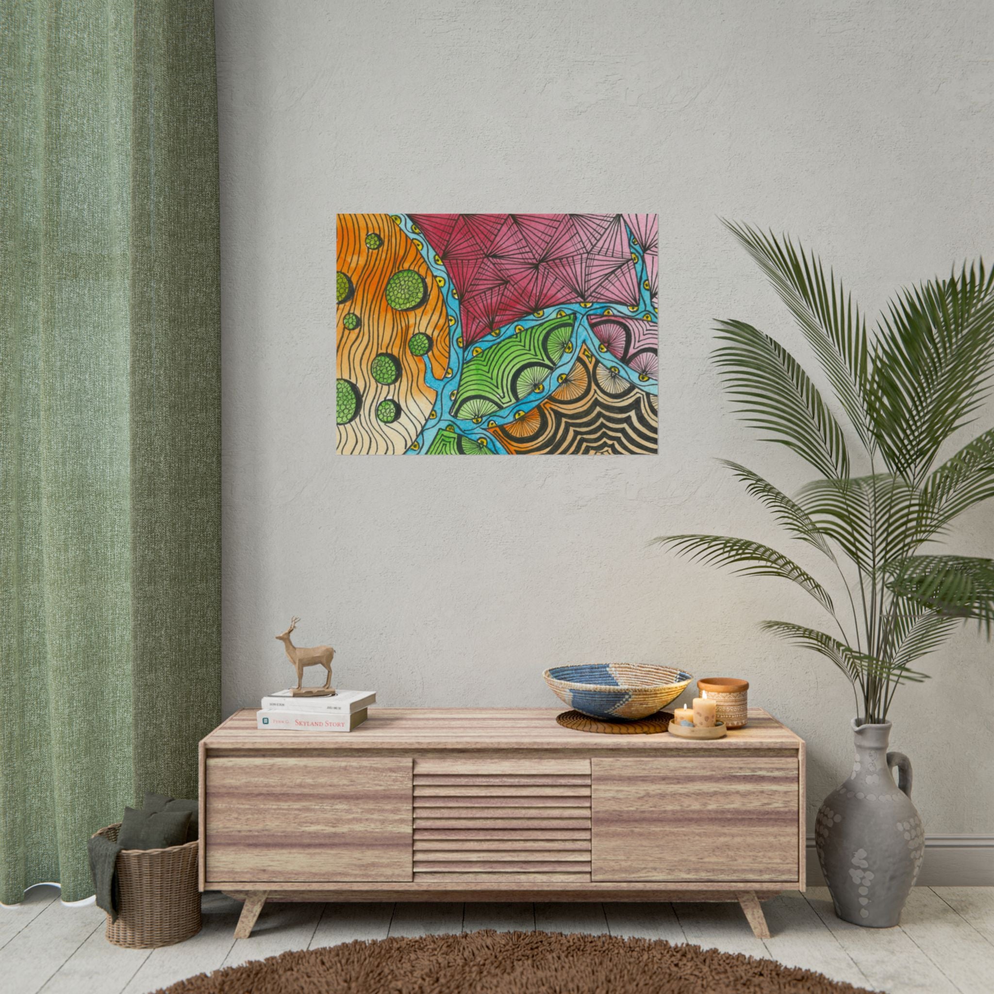 Large Colourful Wall Art, Posters & Prints, For Office, Bedroom or Living Room, or Special Gift #11 Today's The Day