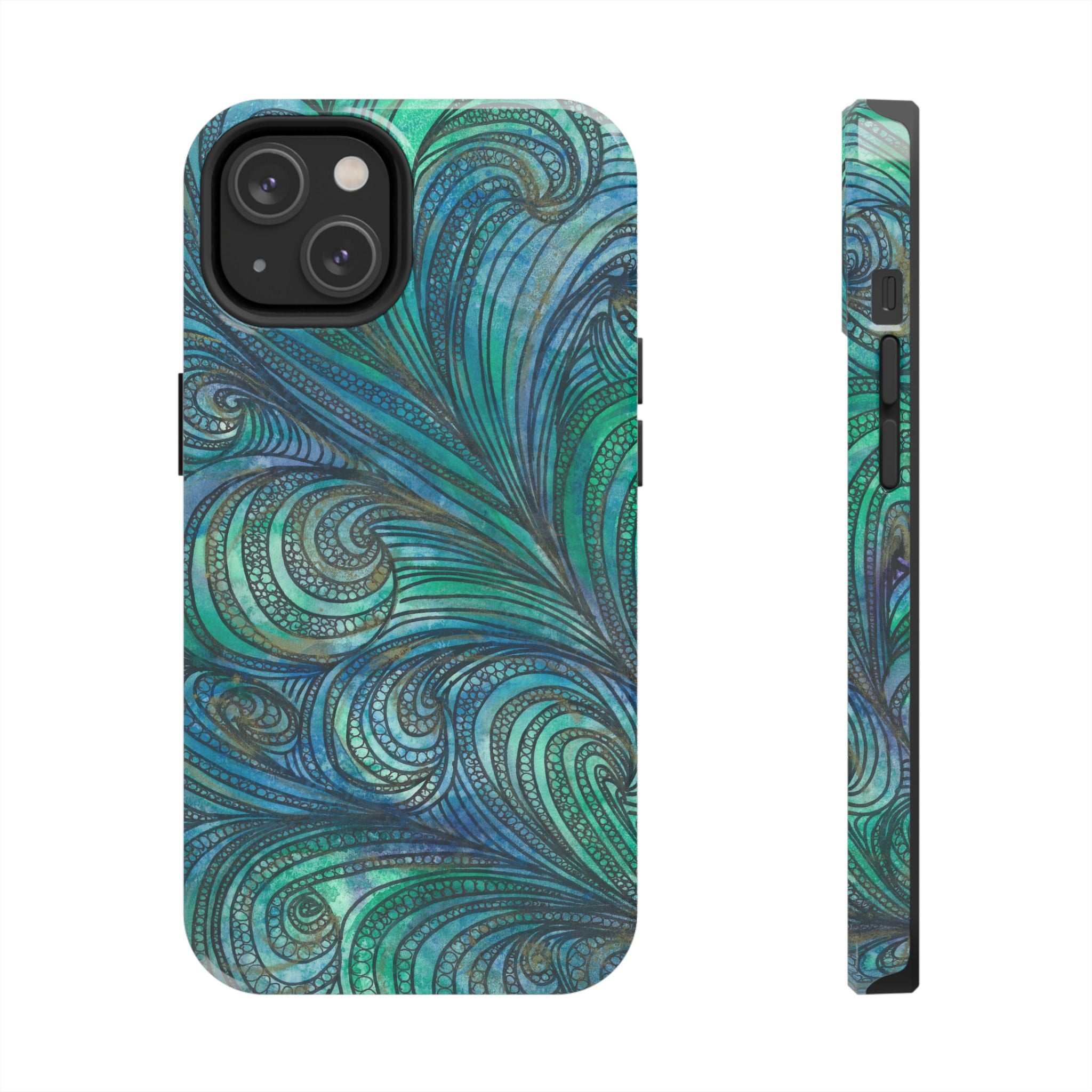 Tough Phone Case - All iPhones and Samsung Galaxys - Exciting Abstract Design #71 Call Of The Sea