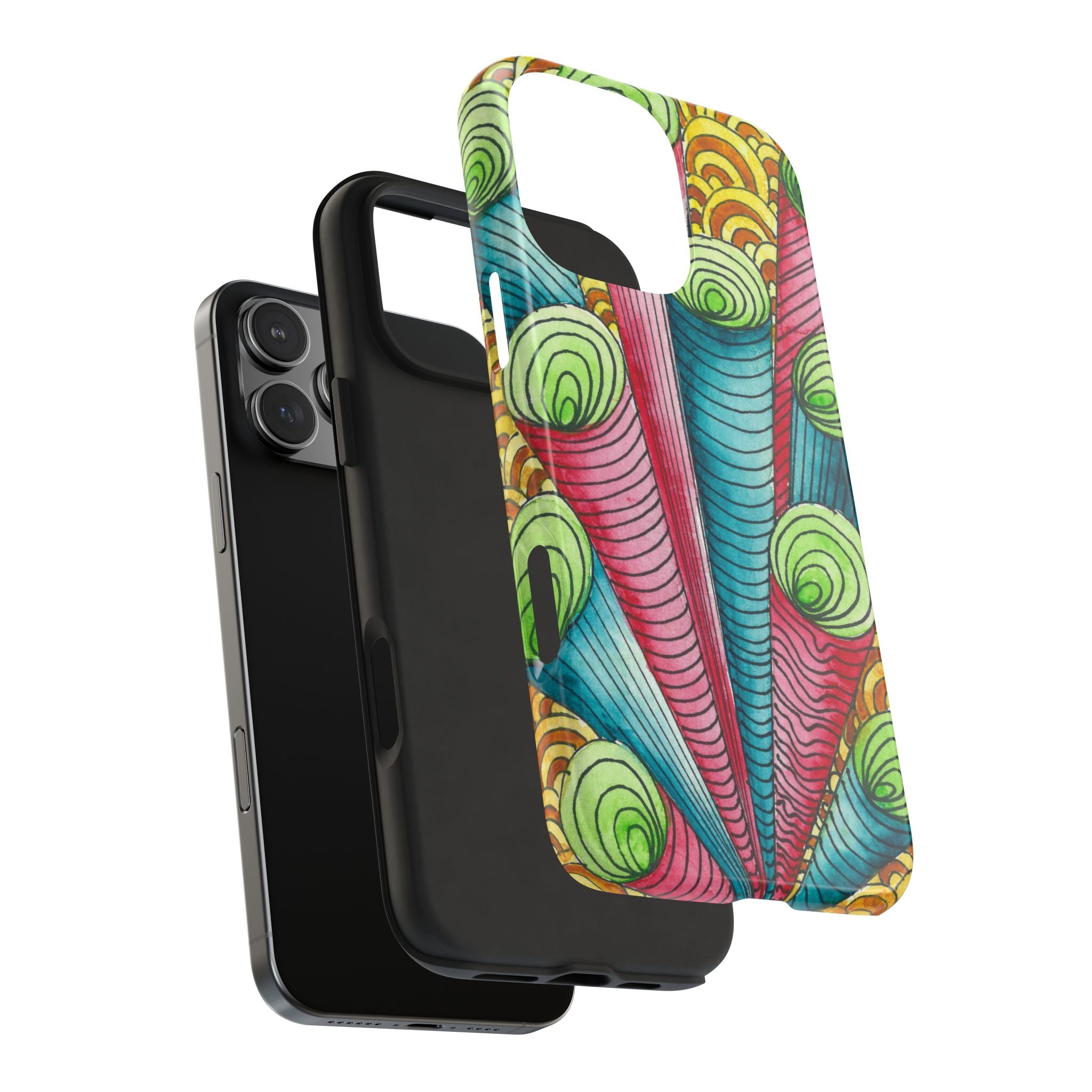 Tough Phone Case - All iPhones and Samsung Galaxys - Exciting Abstract Design #93 On A Mission