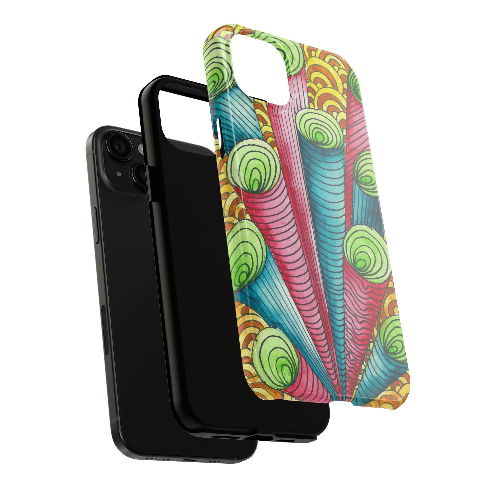 Tough Phone Case - All iPhones and Samsung Galaxys - Exciting Abstract Design #93 On A Mission